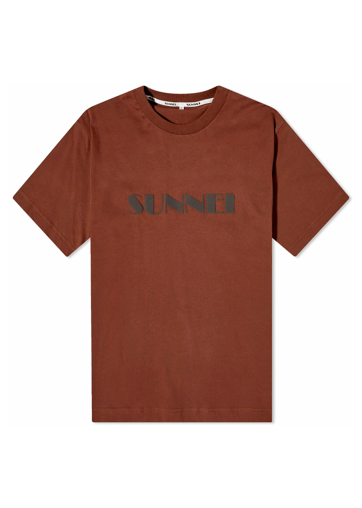 CLASSIC T-SHIRT LOGO SPRAYED BROWN