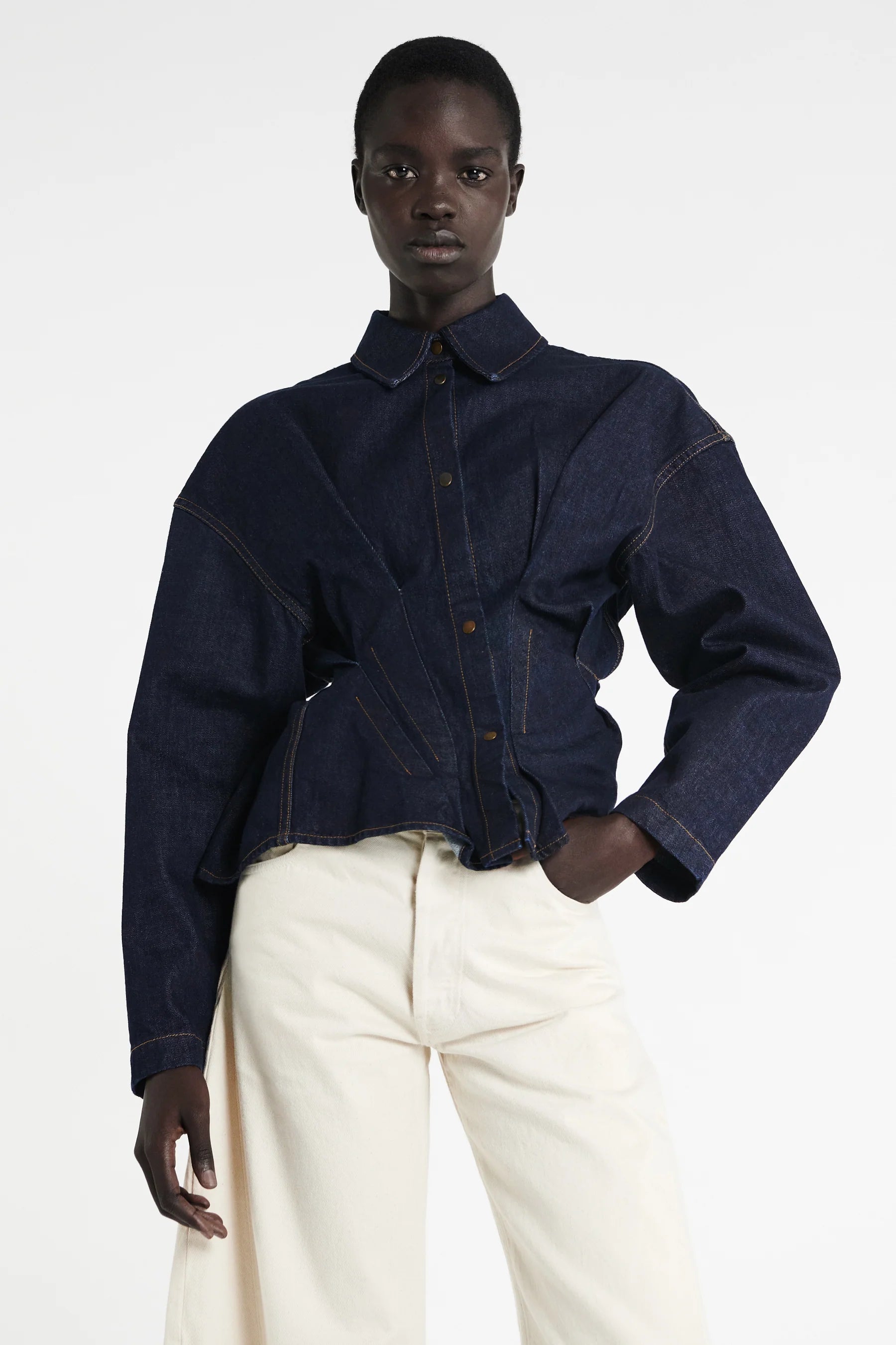 Rinse Wash Denim Shirt