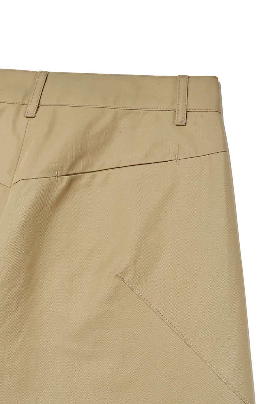 Beige Wide Leg Pants
