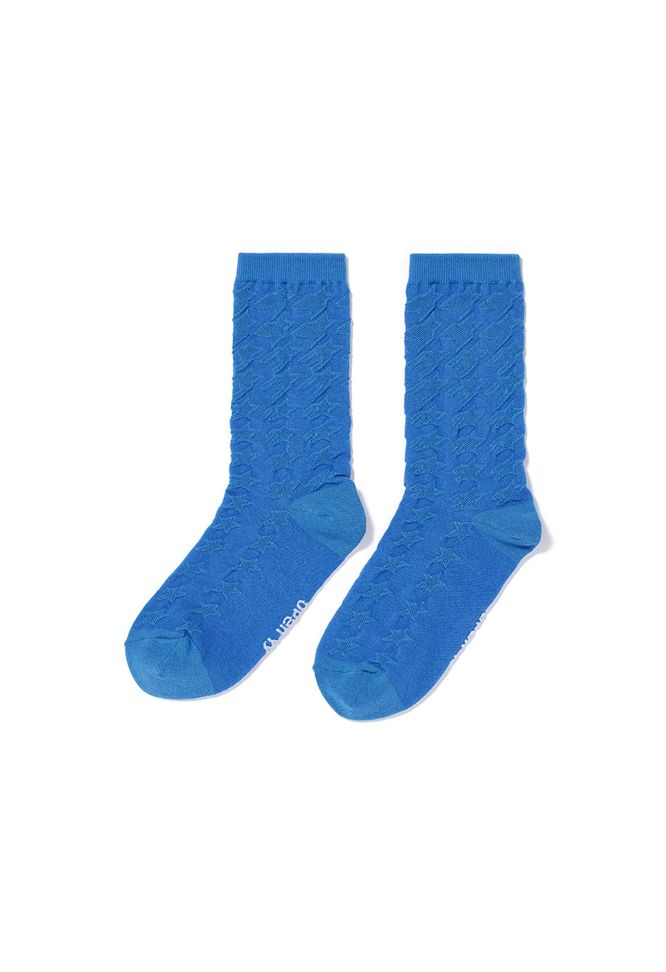 Knitted Hound's Tooth Star Socks
