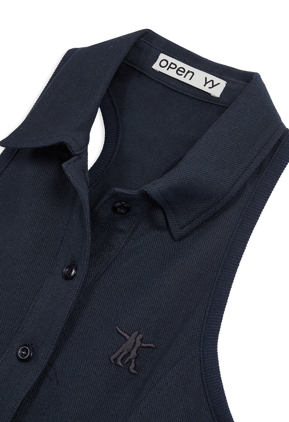 TRIM POLO SLEEVELESS