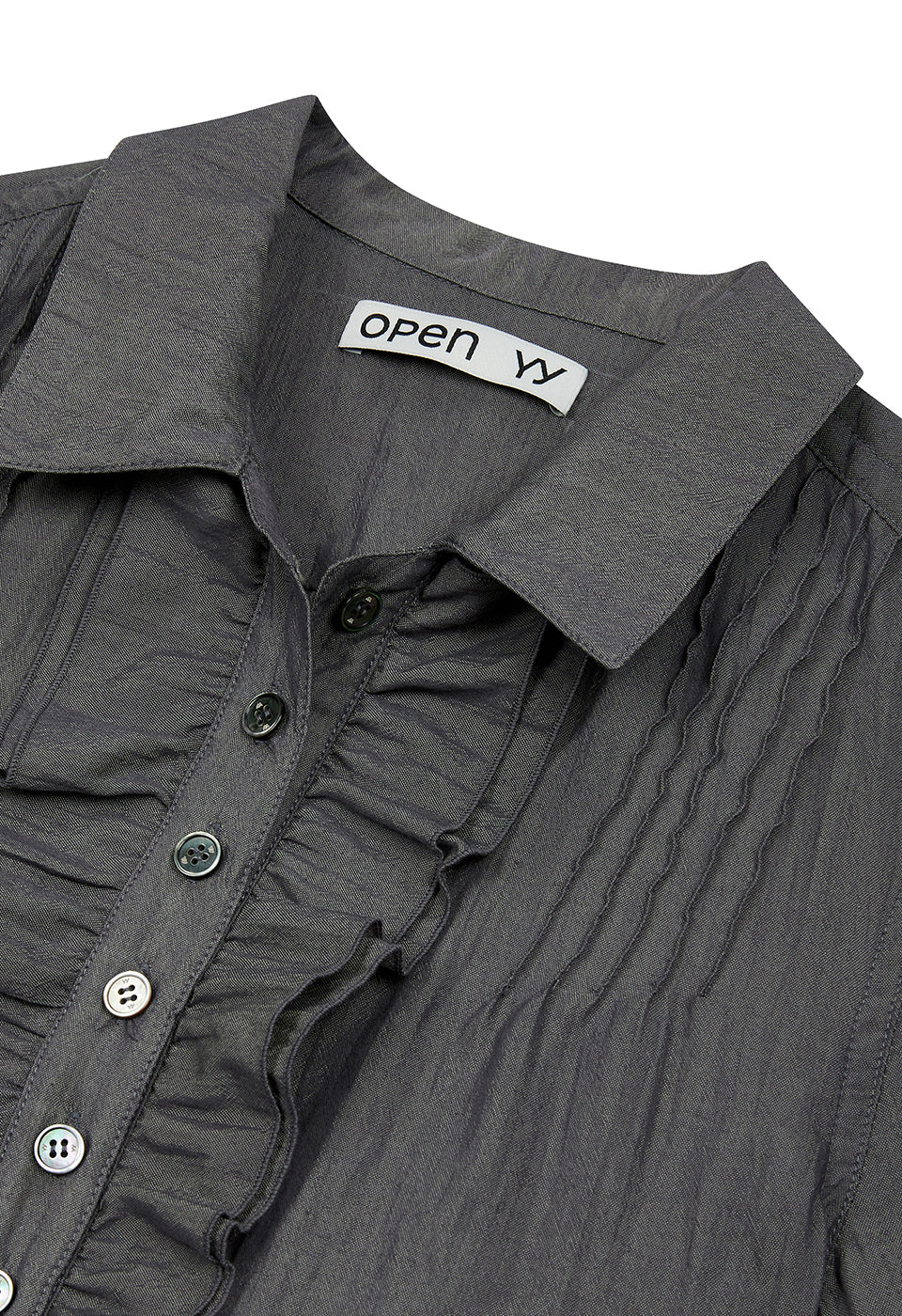 RUFFLE POLO SHIRT
