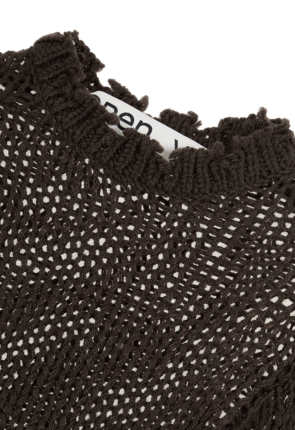 Knitted Distressed Crop Knit