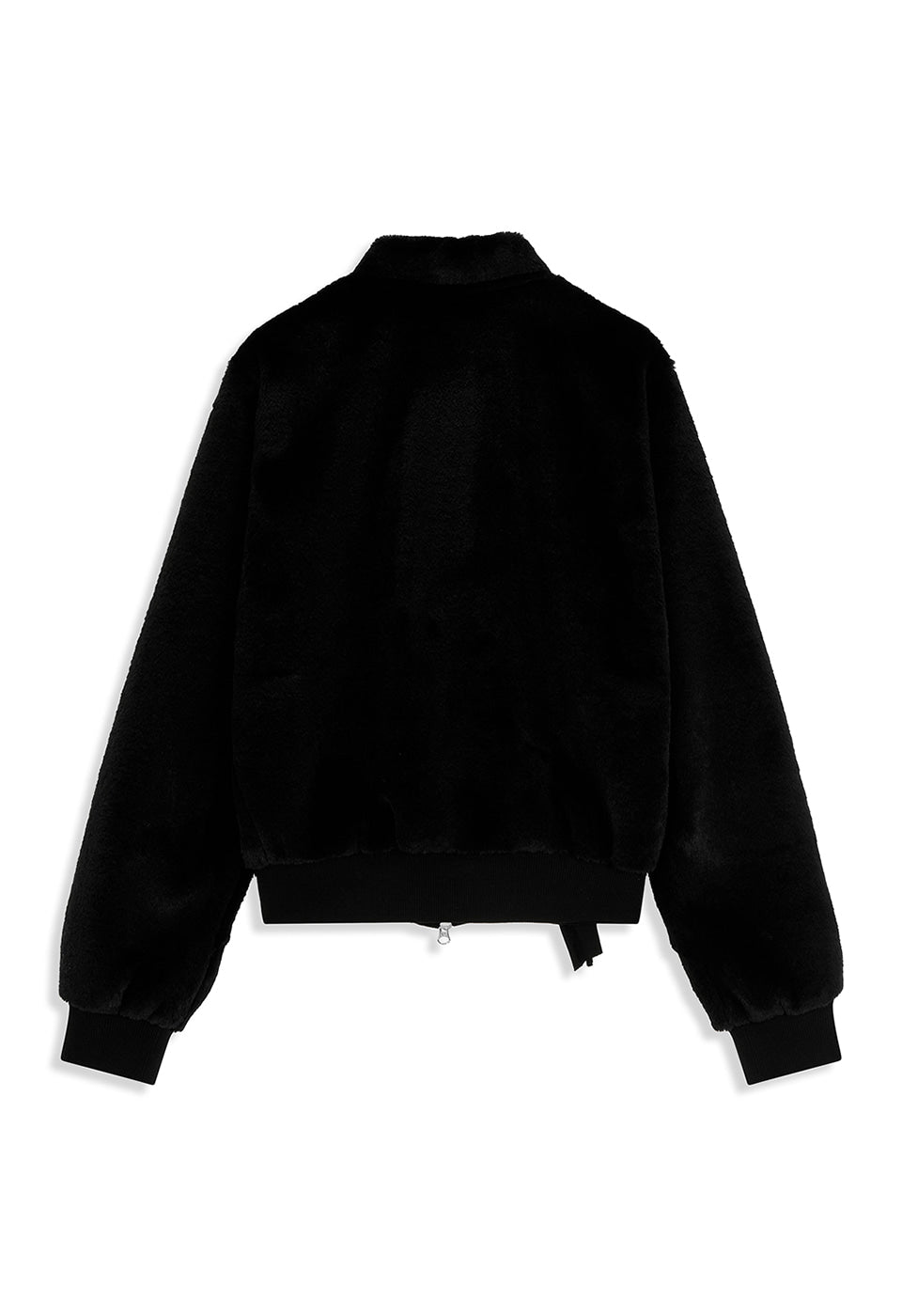 Woven Fleece Appliqué Zipup Jacket