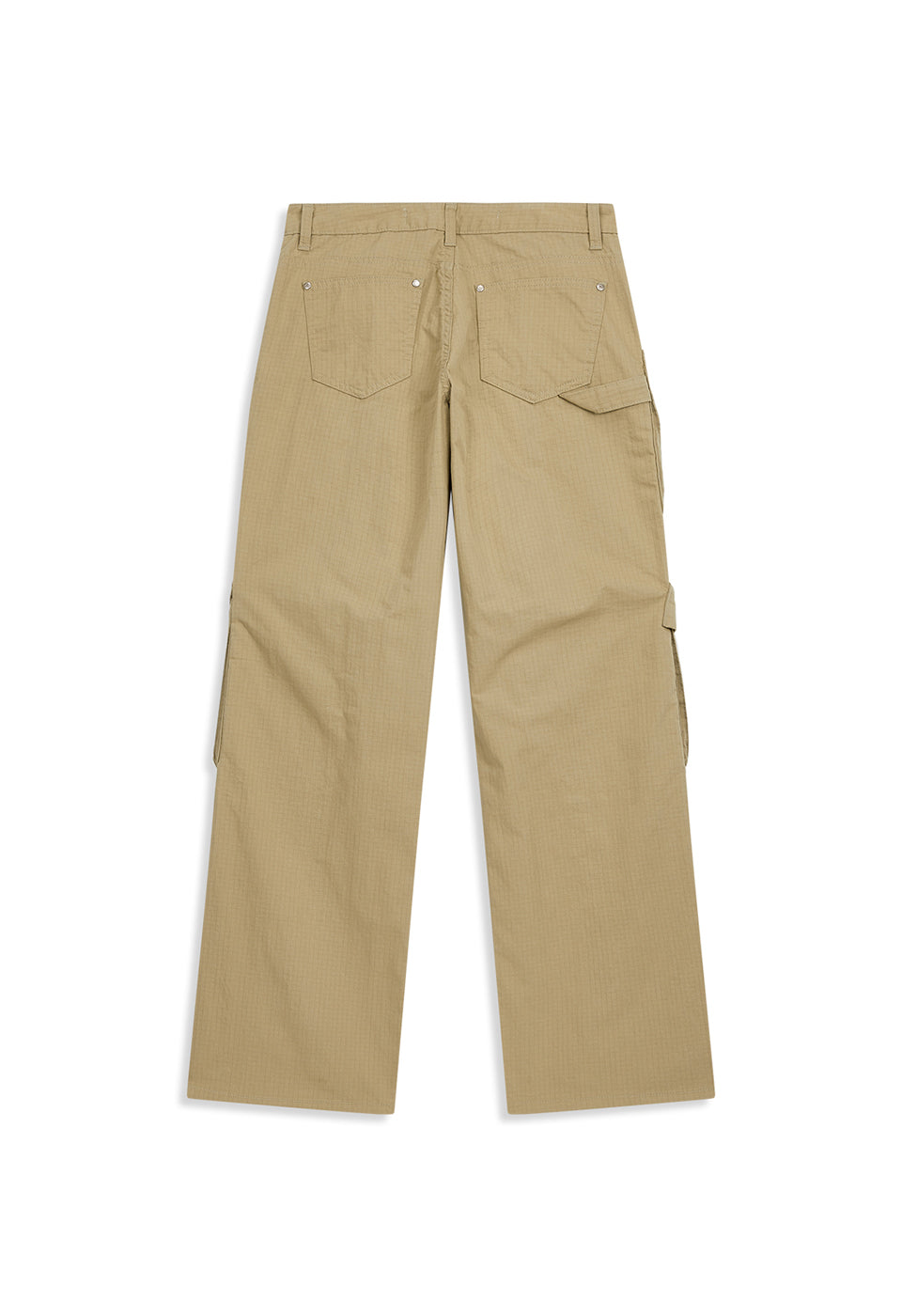 CARGO POCKET PANTS BEIGE