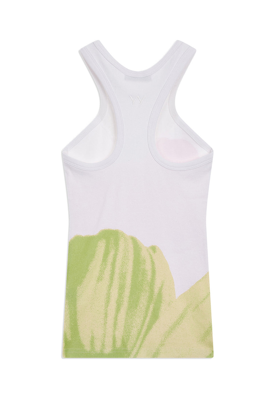 FLOWER RACER TANK WHITE
