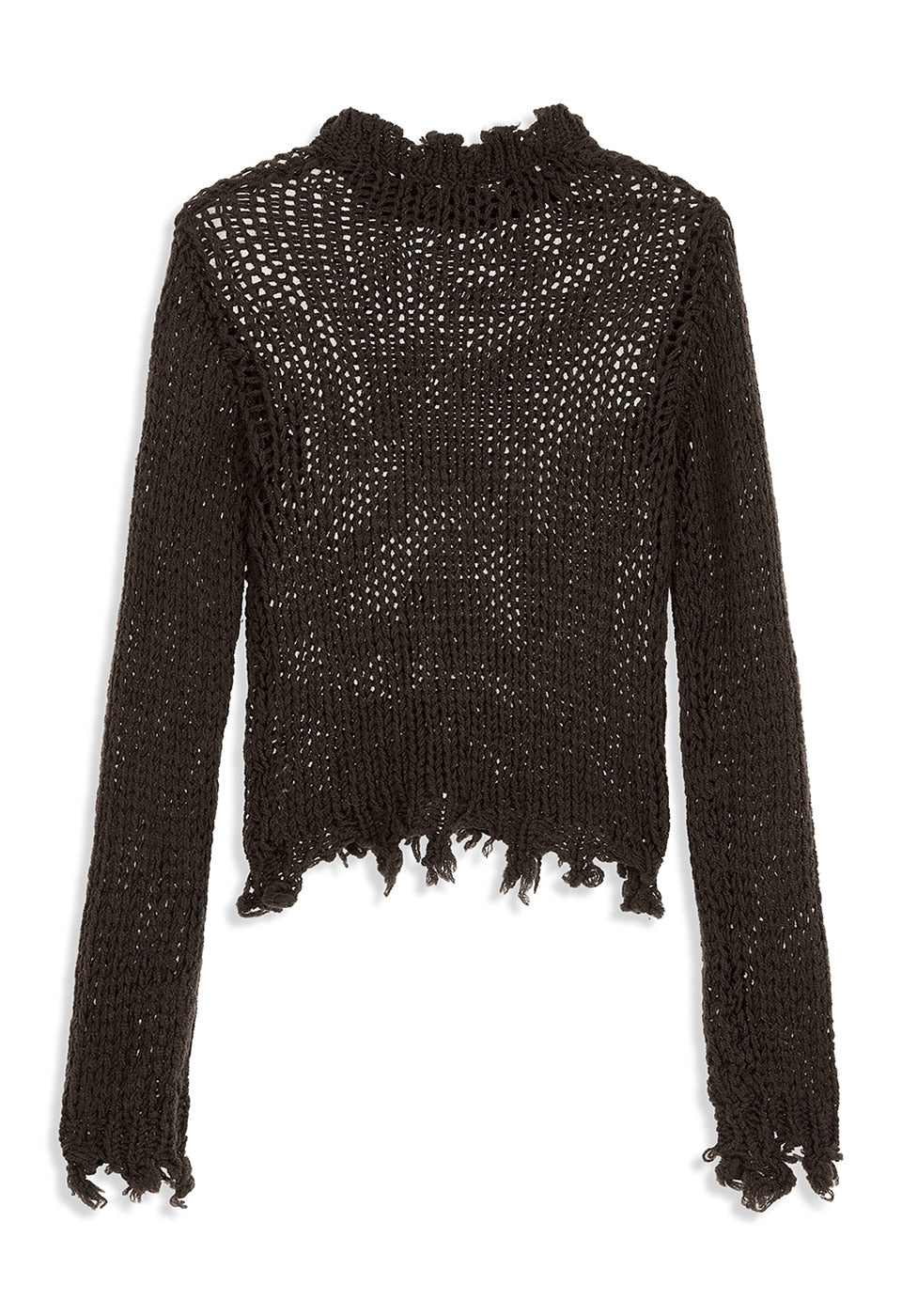 Knitted Distressed Crop Knit