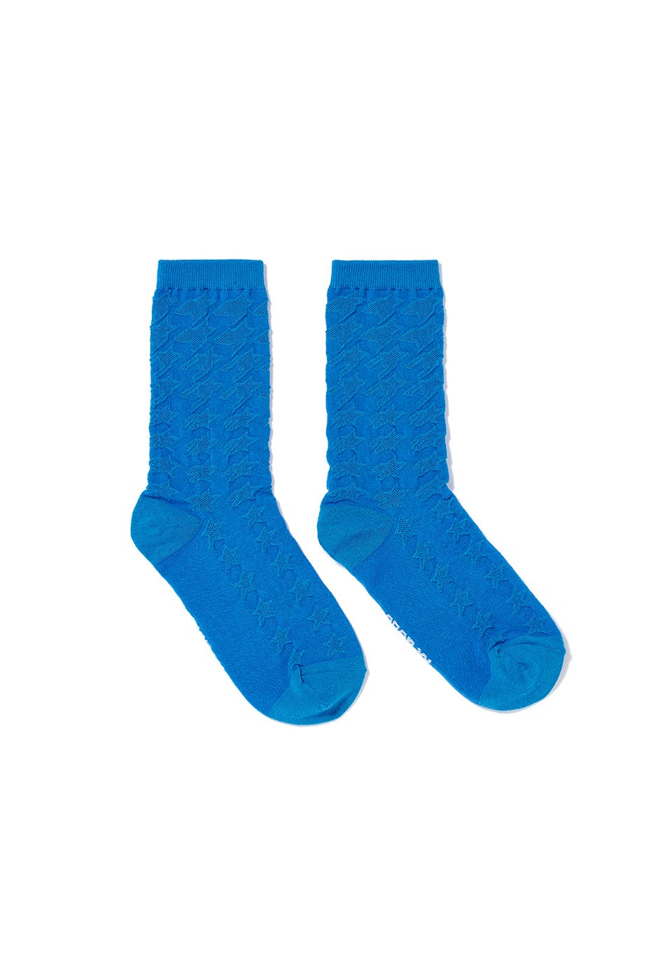 Knitted Hound's Tooth Star Socks