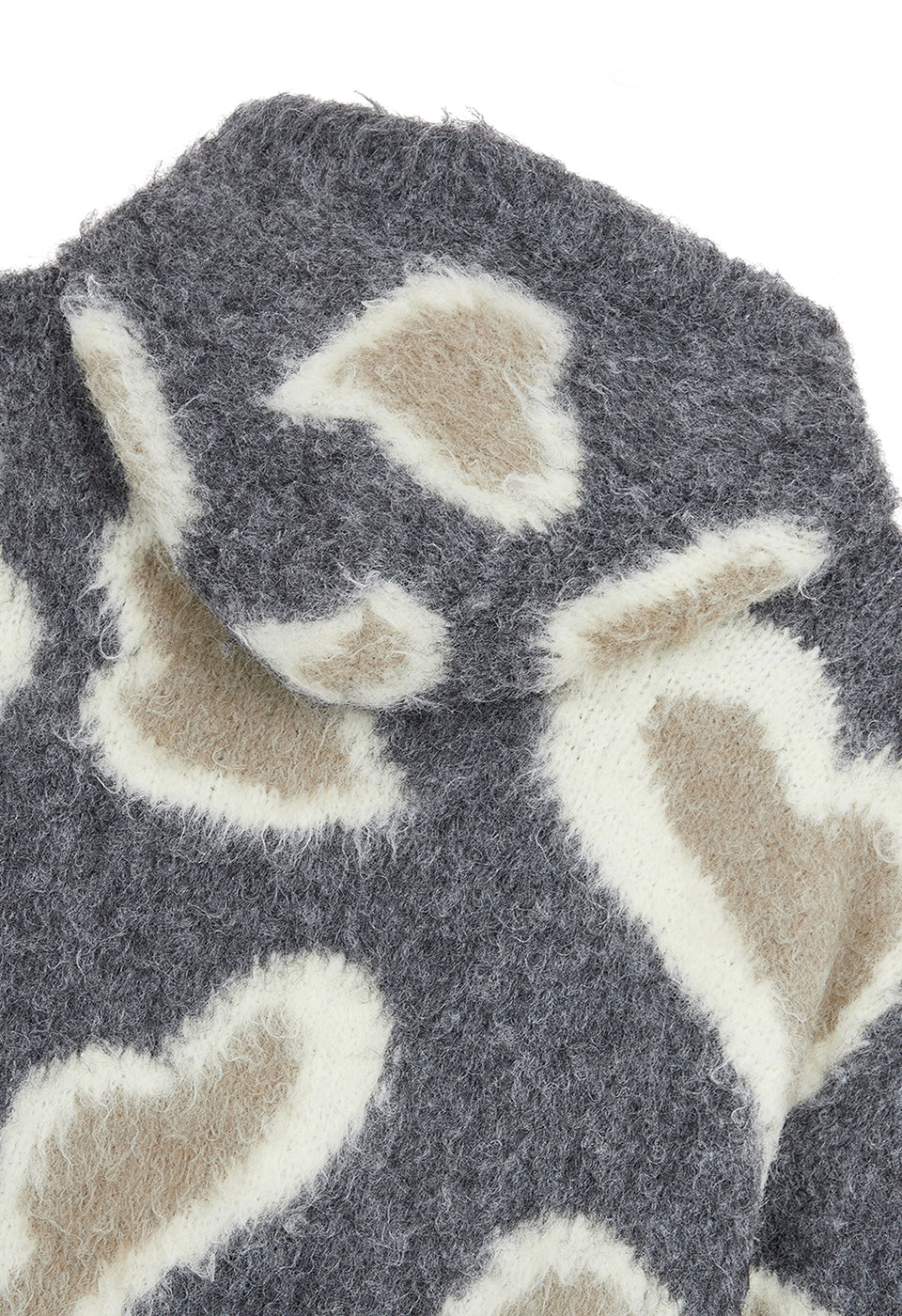 Knitted Leopard in Love Hoodie