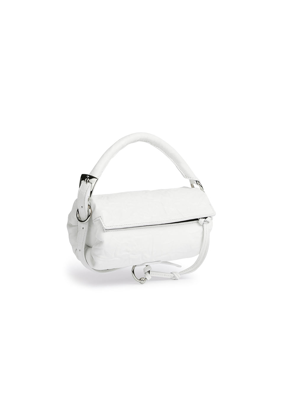 PILLOW HANDLE MINI BAG WHITE