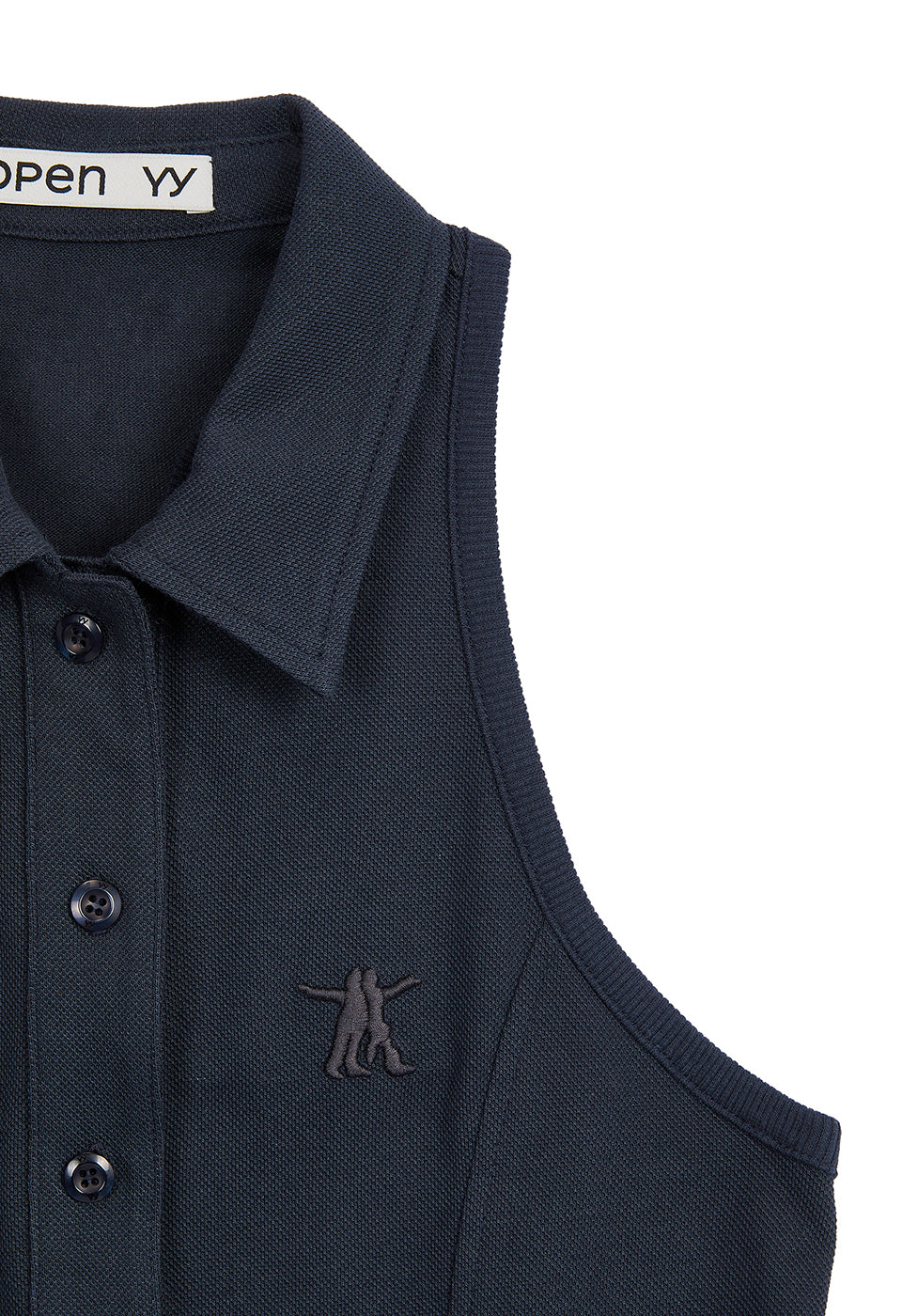 TRIM POLO SLEEVELESS