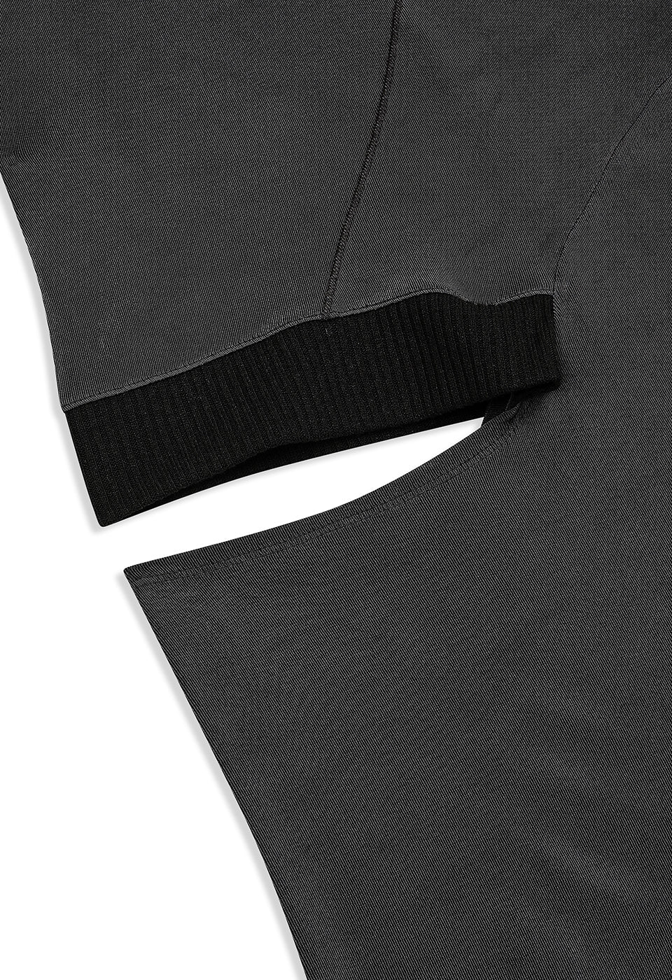 PANEL CUTOUT SKIRT - CHARCOAL