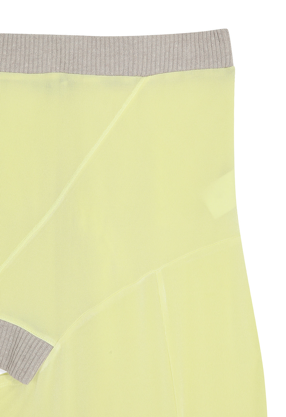 PANEL CUTOUT SKIRT - YELLOW