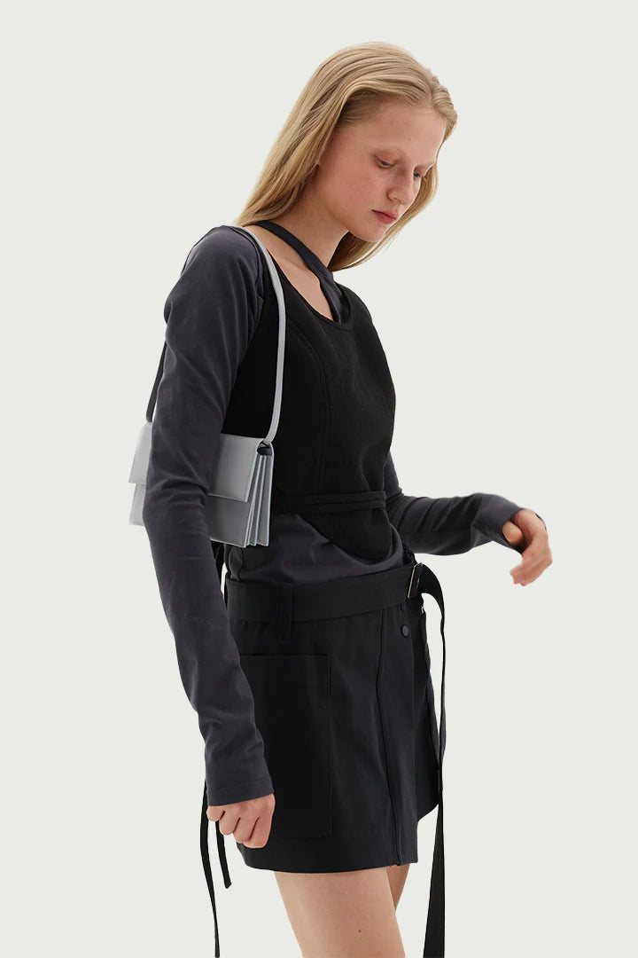 ACCORDION BAG - GREY