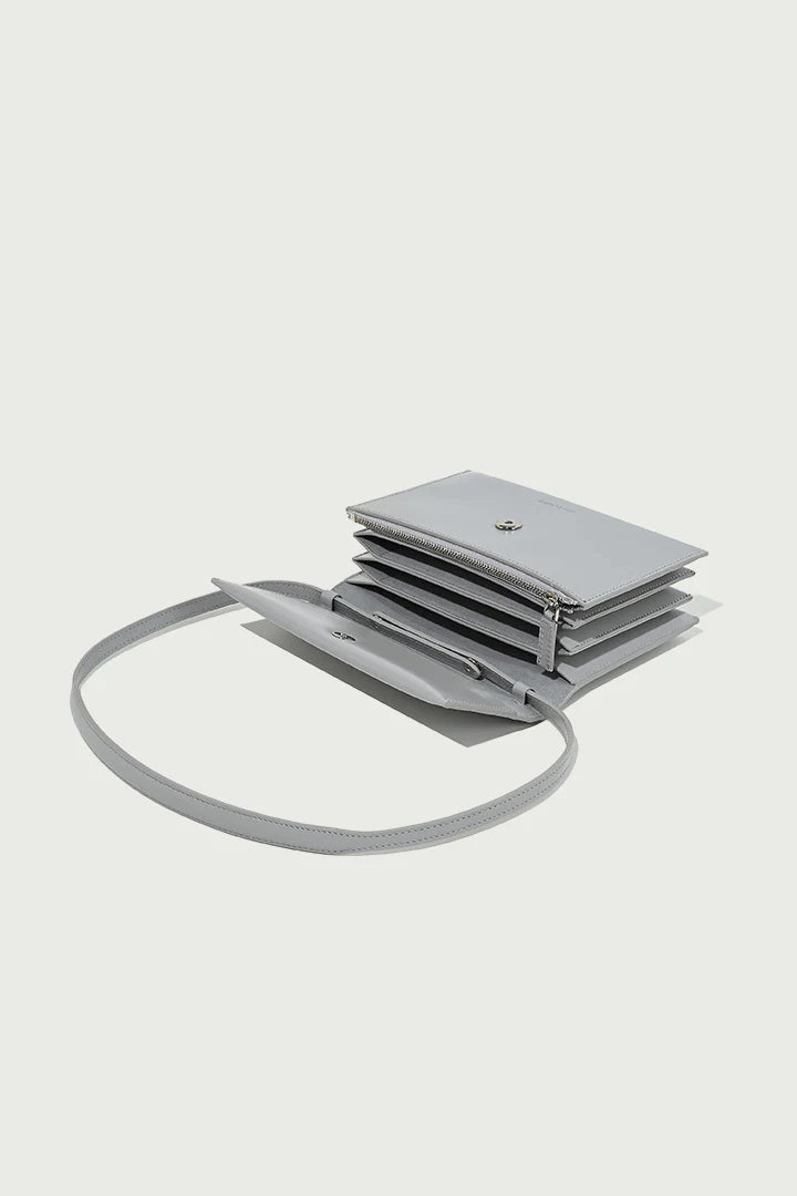 ACCORDION BAG - GREY