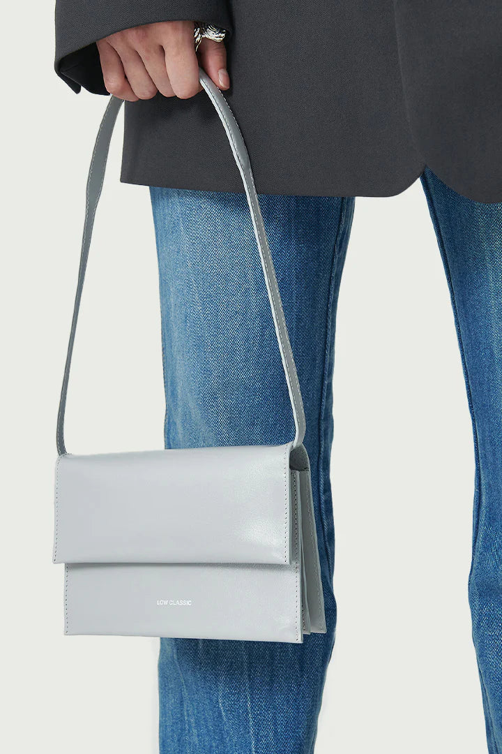 ACCORDION BAG - GREY