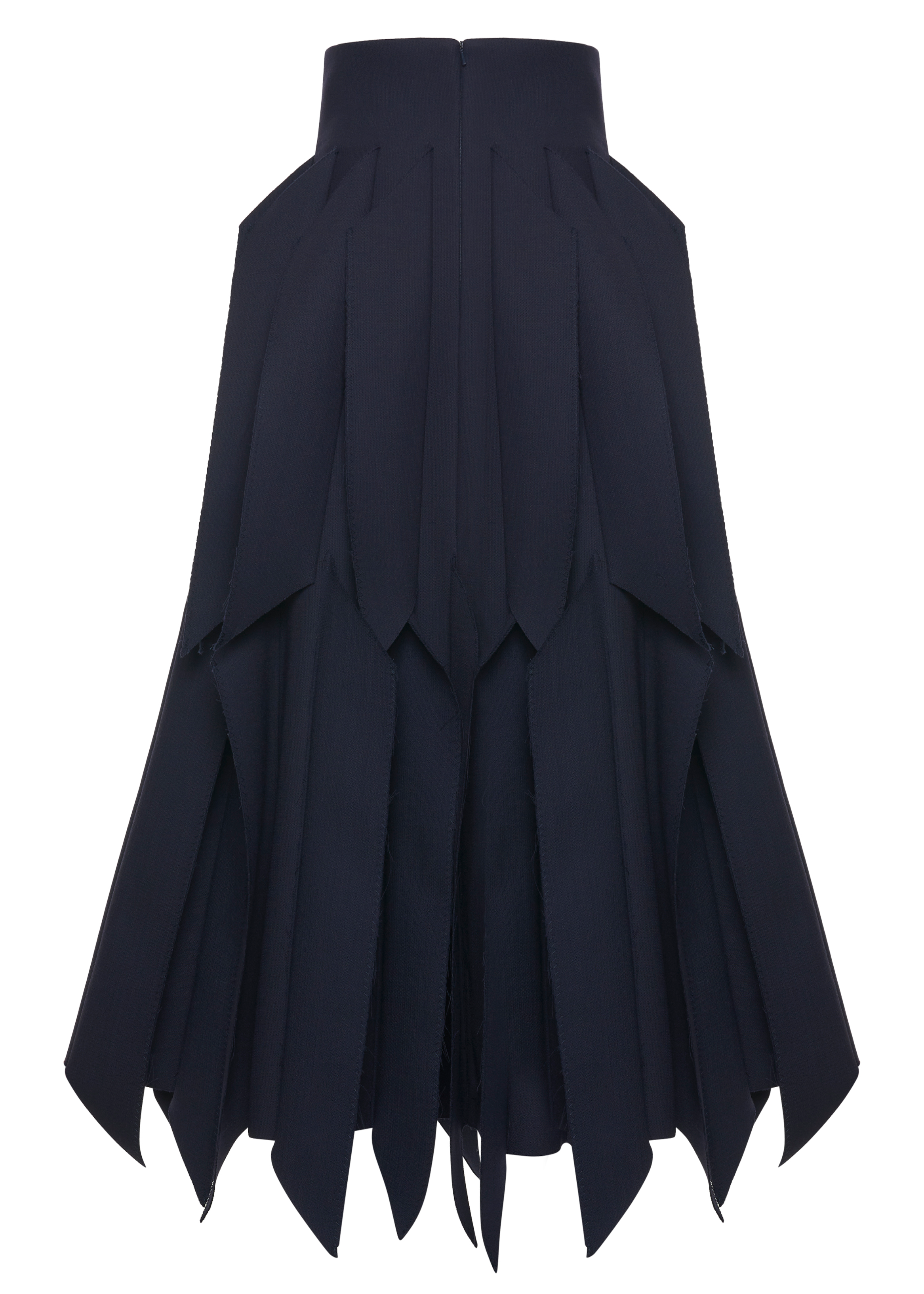 Skirt With Panel Applique