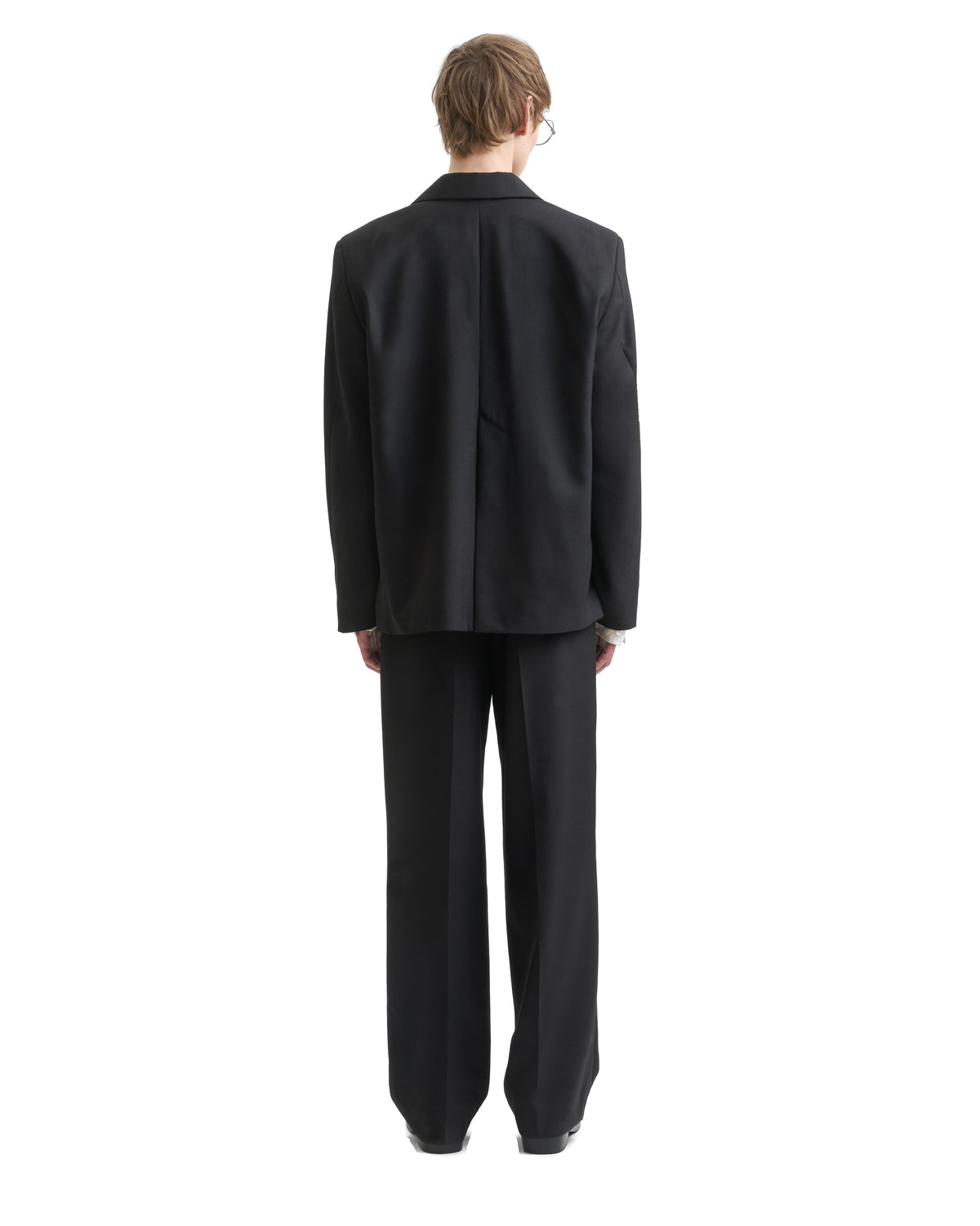 AMARE BLAZER - FINE BLACK WOOL