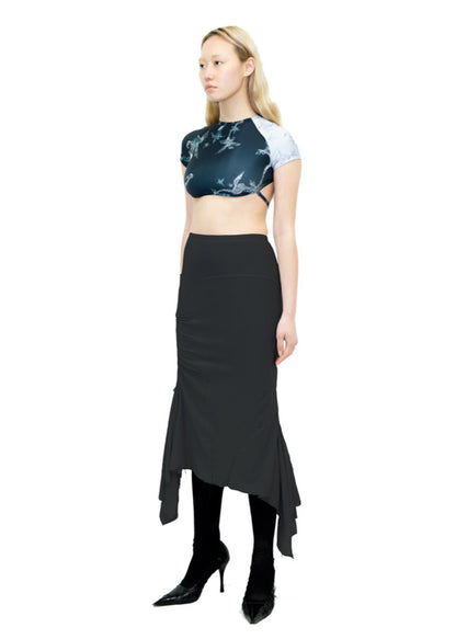 ARRAY LONG SKIRT BLACK