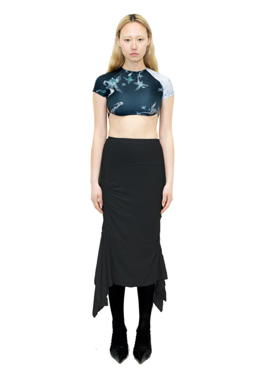 ARRAY LONG SKIRT BLACK