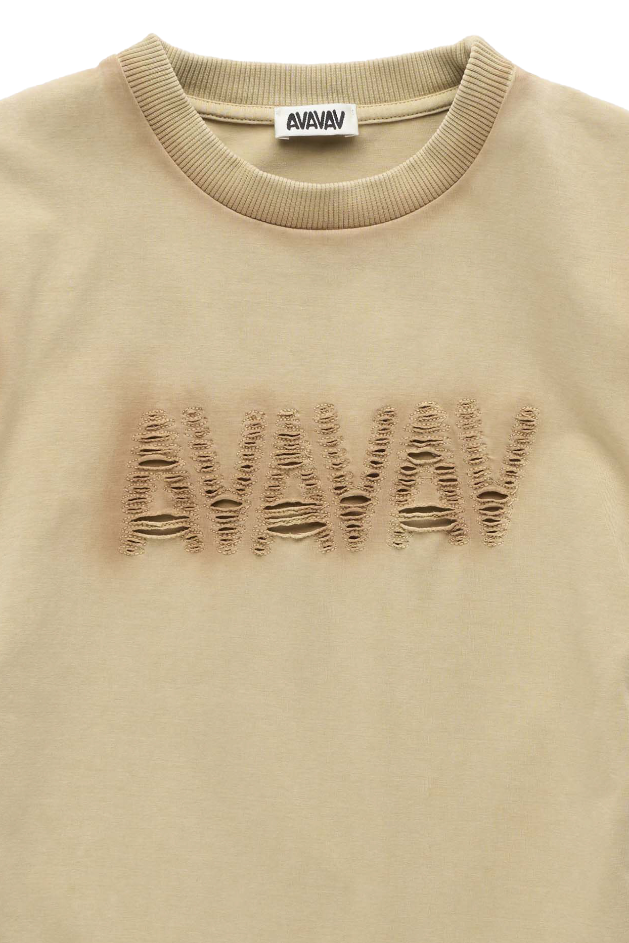 AVAVAV baby t shirt AV logo beige