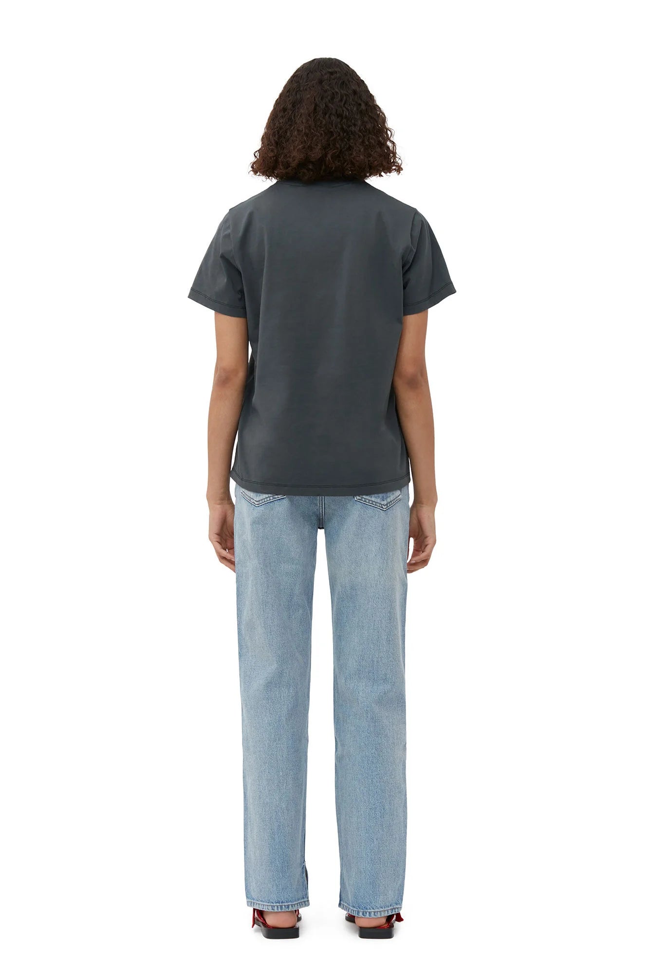 BASIC JERSEY CAT RELAXED T-SHIRT