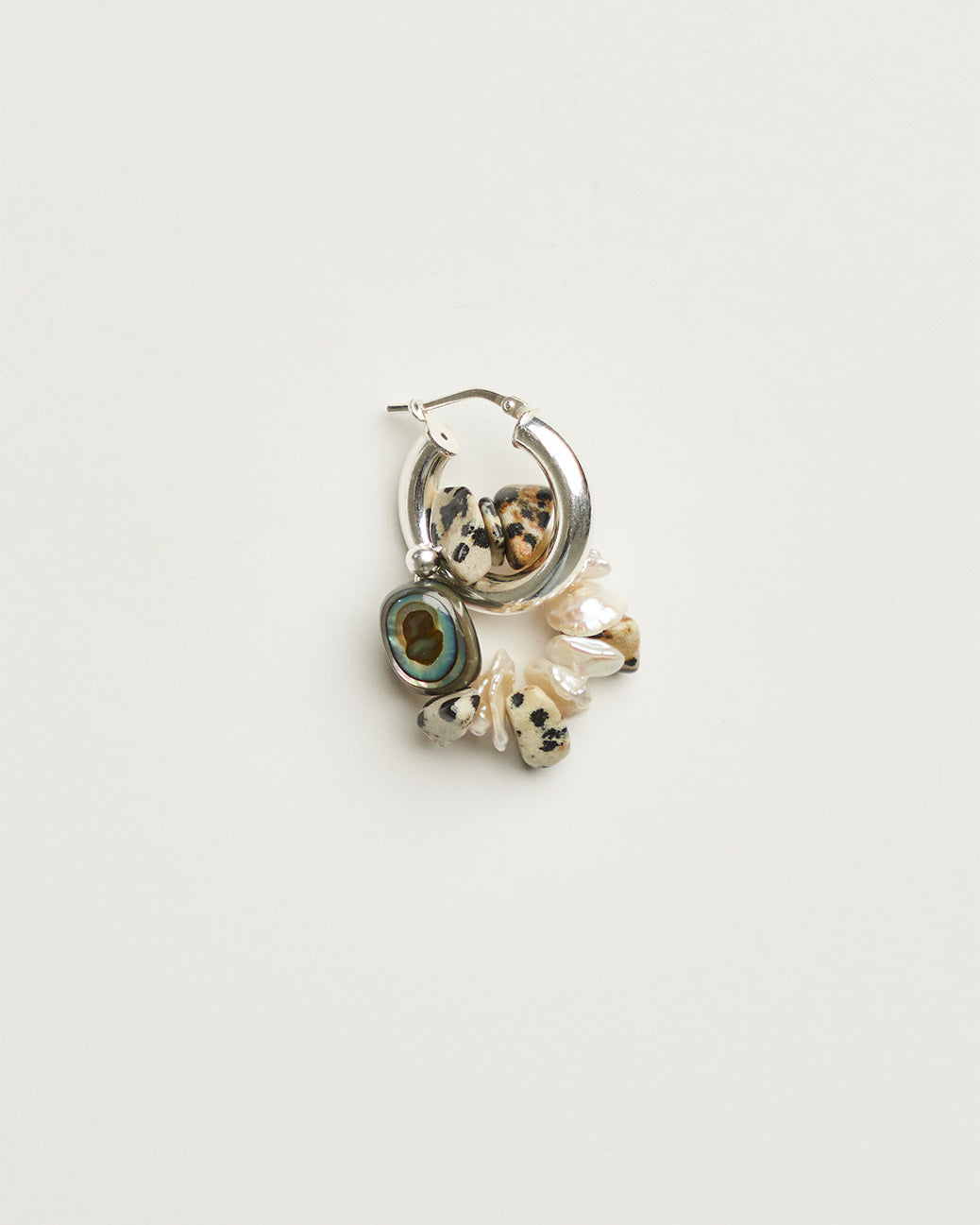 CHE BOMBA EARRING (Abalone Hoop)