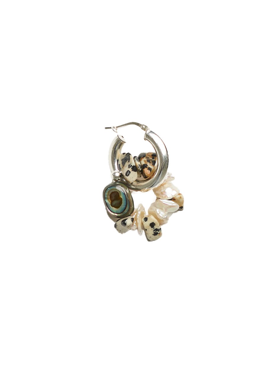 CHE BOMBA EARRING (Abalone Hoop)