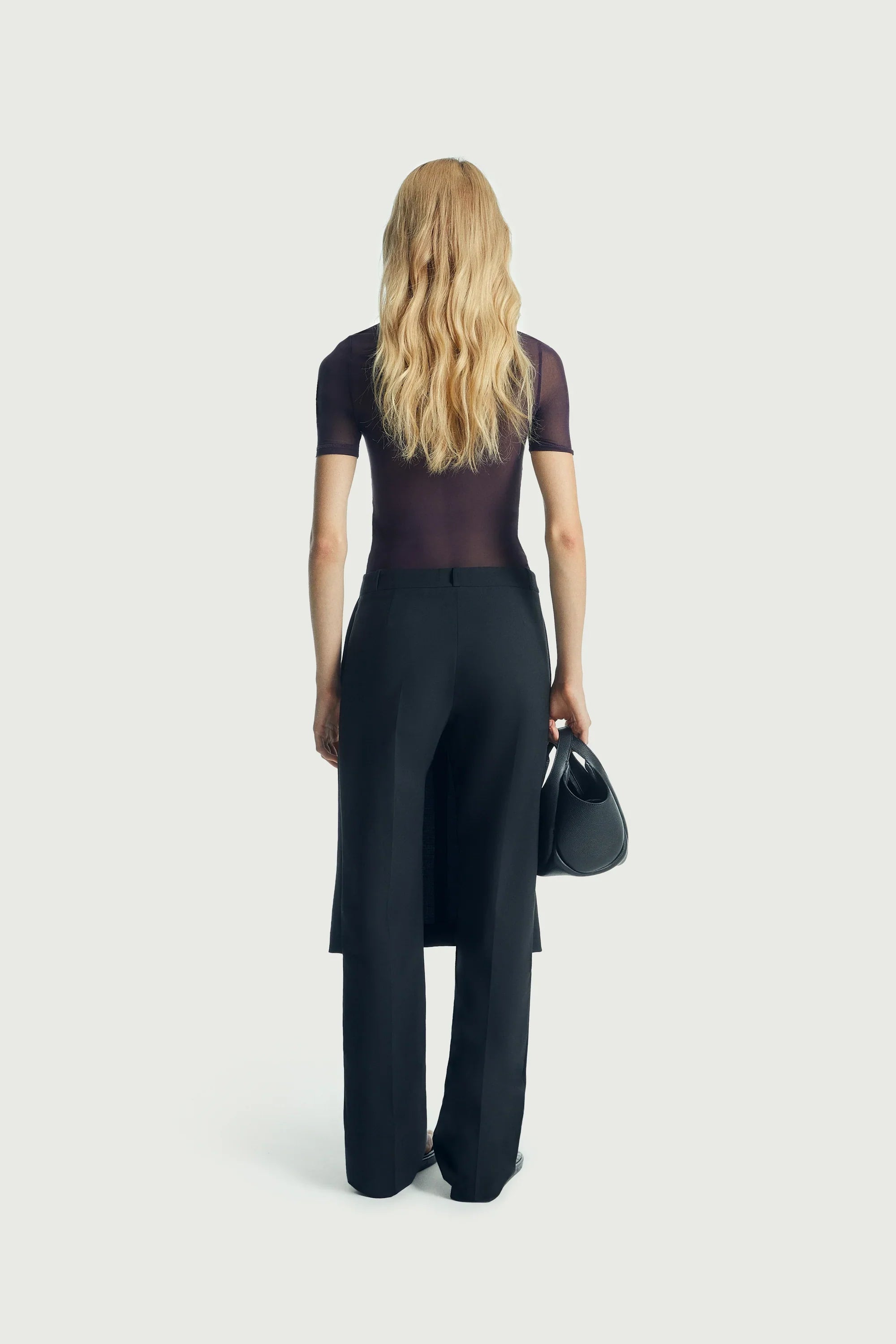 High Neck Fitted Top