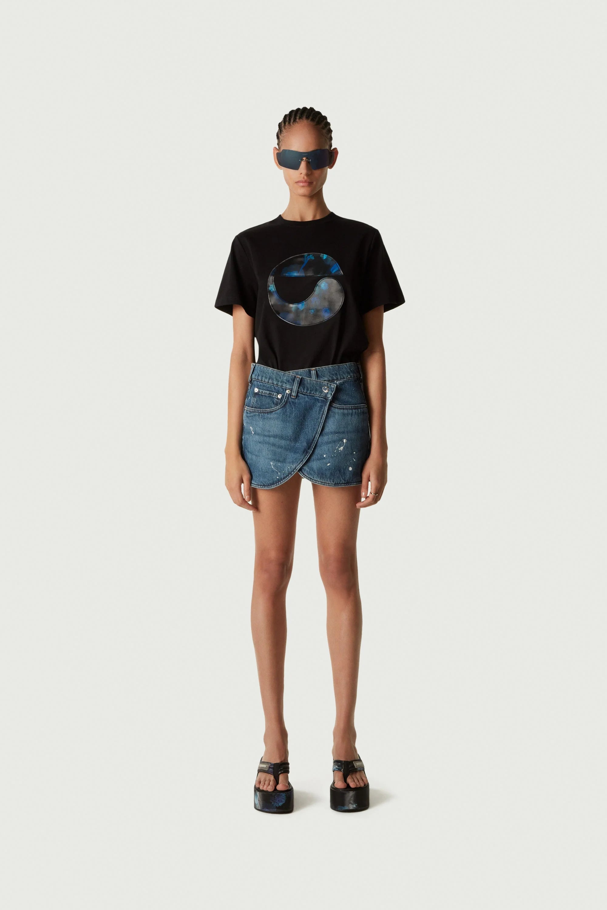 Holographic Logo T-Shirt Black