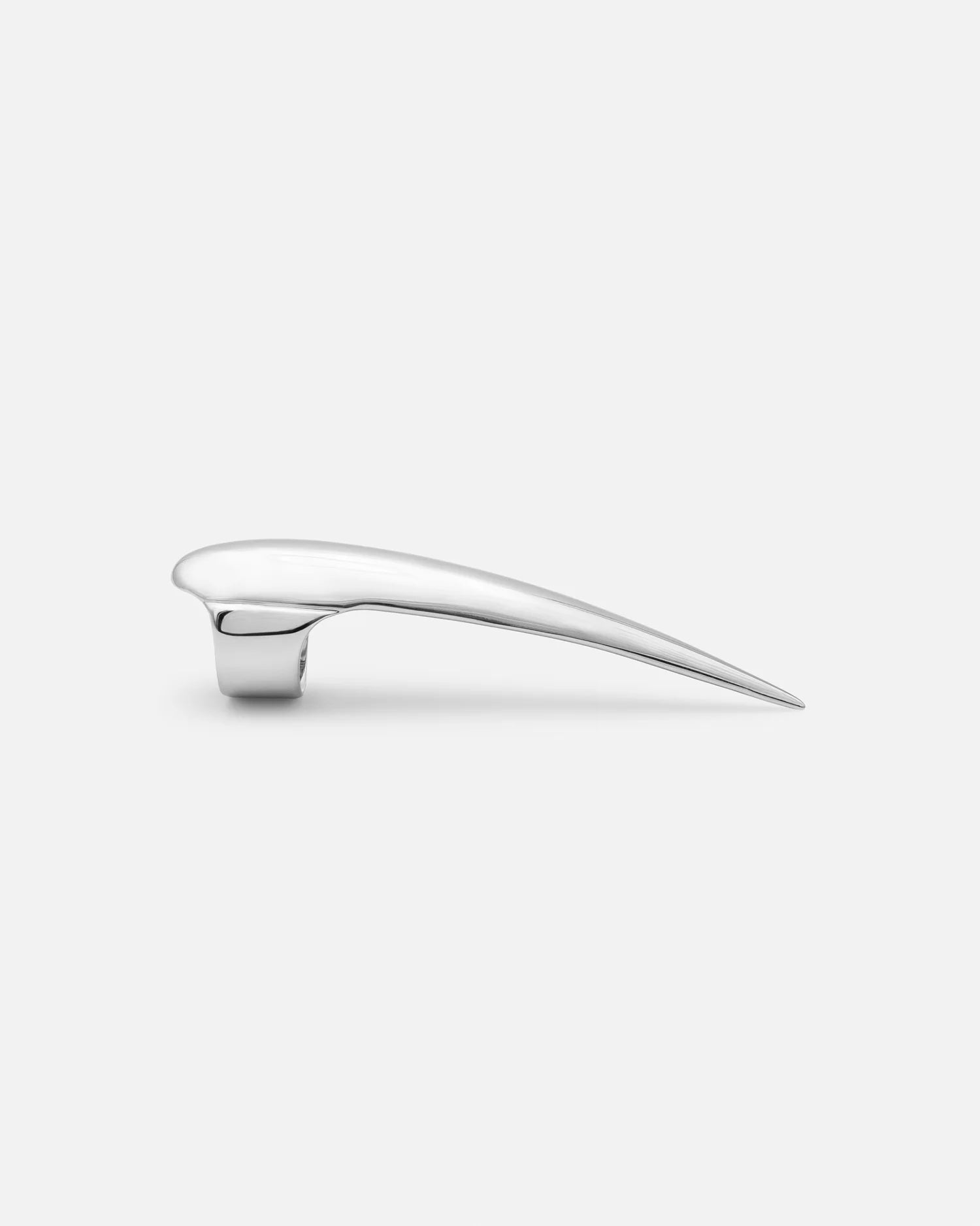 SILVER NAIL RING