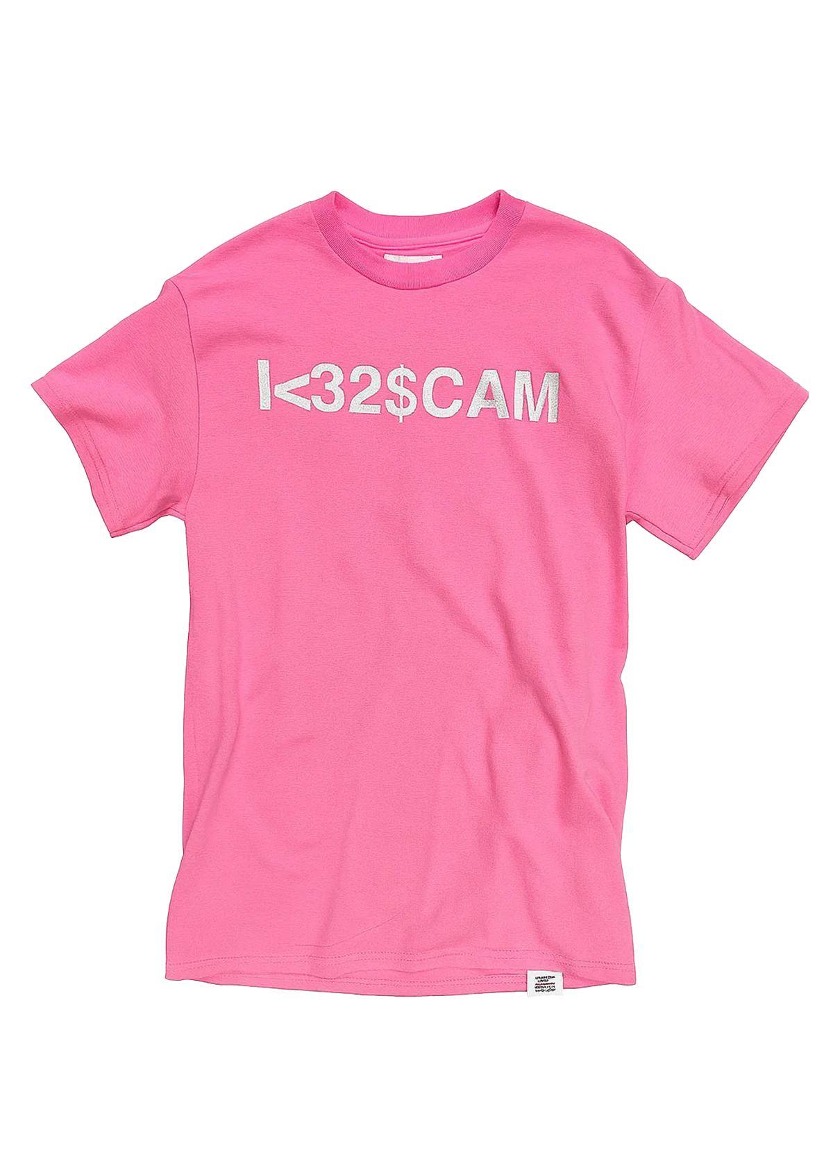 006-C-36 I<32$CAM PINK T-SHIRT