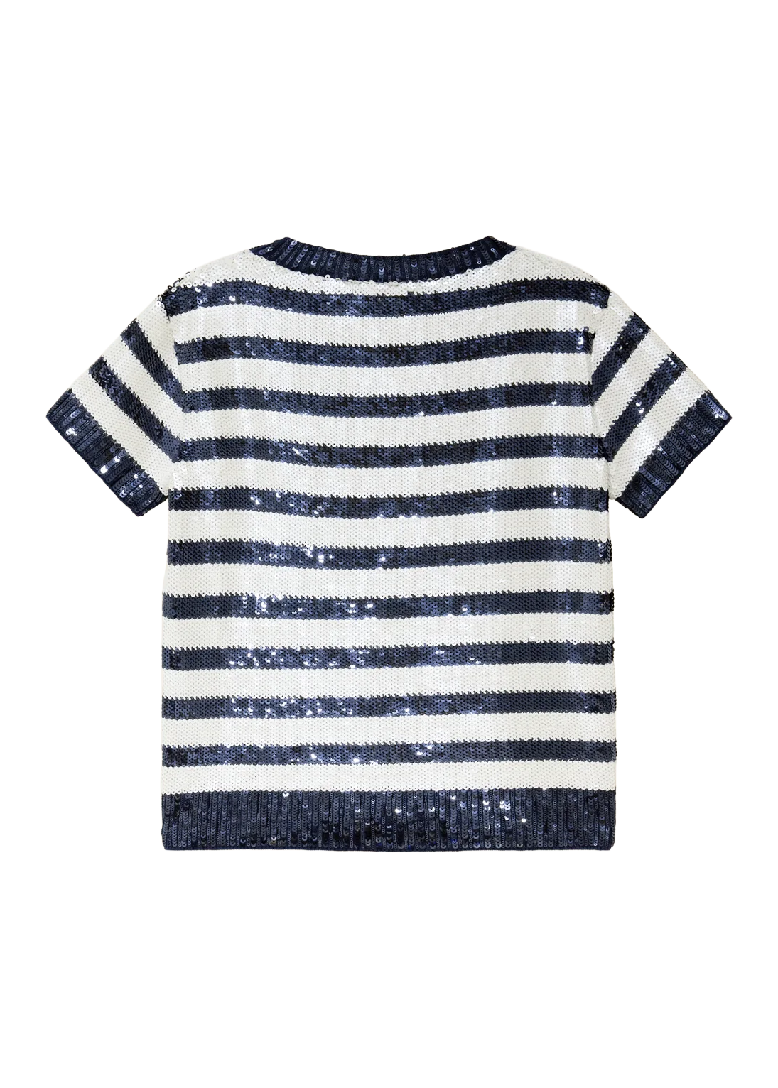 EMBROIDERED SEQUIN T-SHIRT