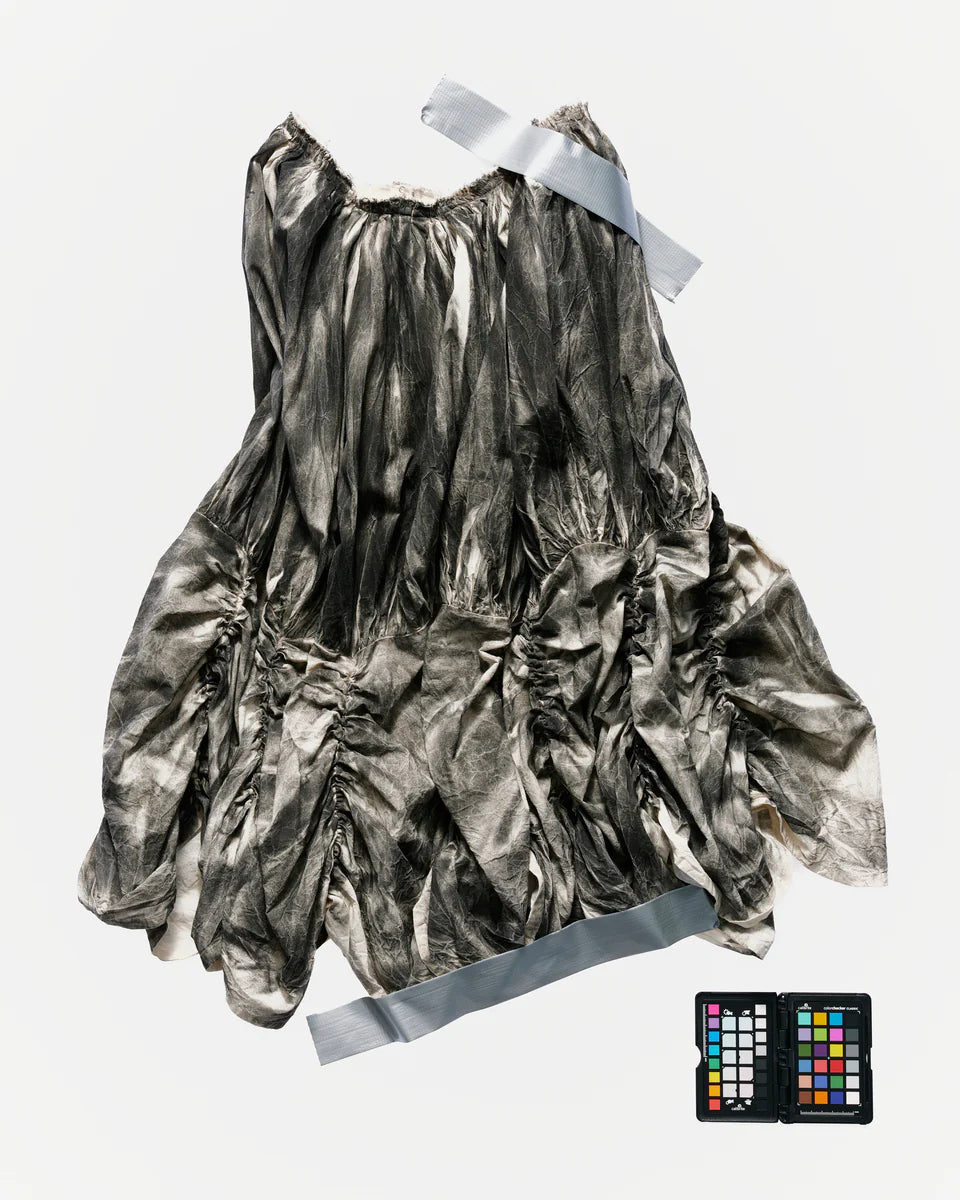 006-C-02 BLACK CURTAIN SKIRT