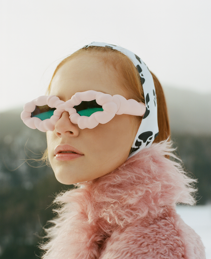 SNOW SUNGLASSES PINK SILVER