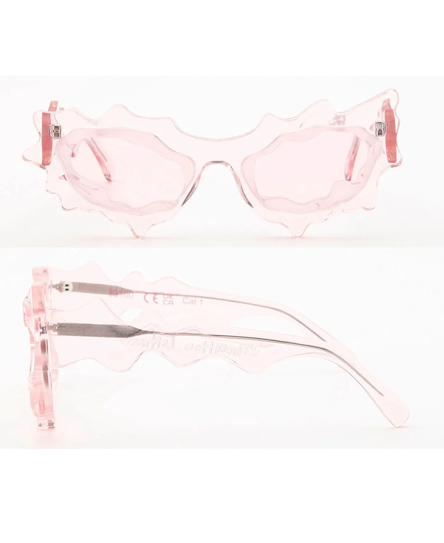 BABY PINK SPIKE SUNGLASSES