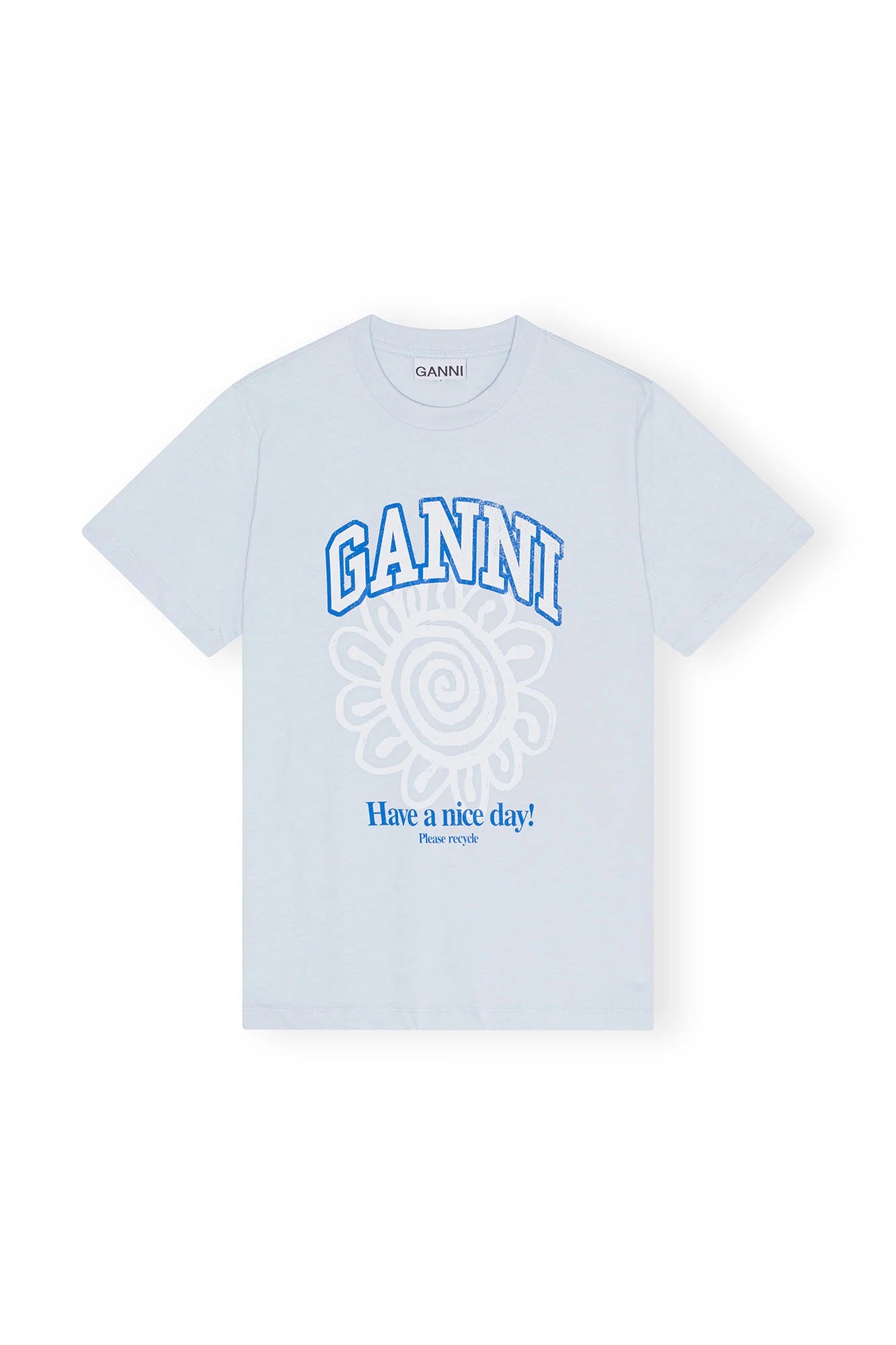 BASIC JERSEY FLOWER RELAXED T-SHIRT
