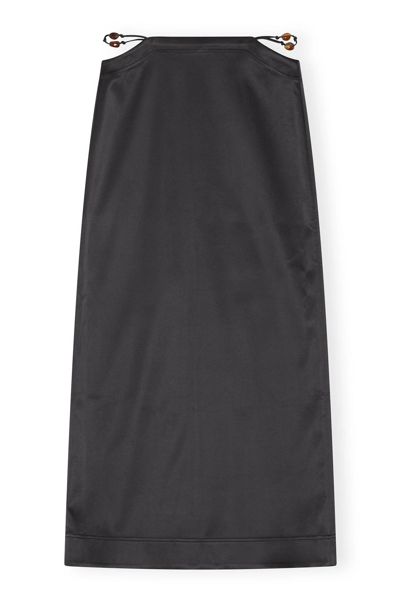 DOUBLE SATIN MAXI SKIRT