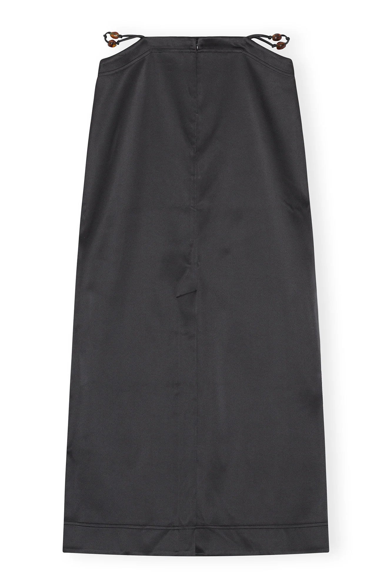 DOUBLE SATIN MAXI SKIRT