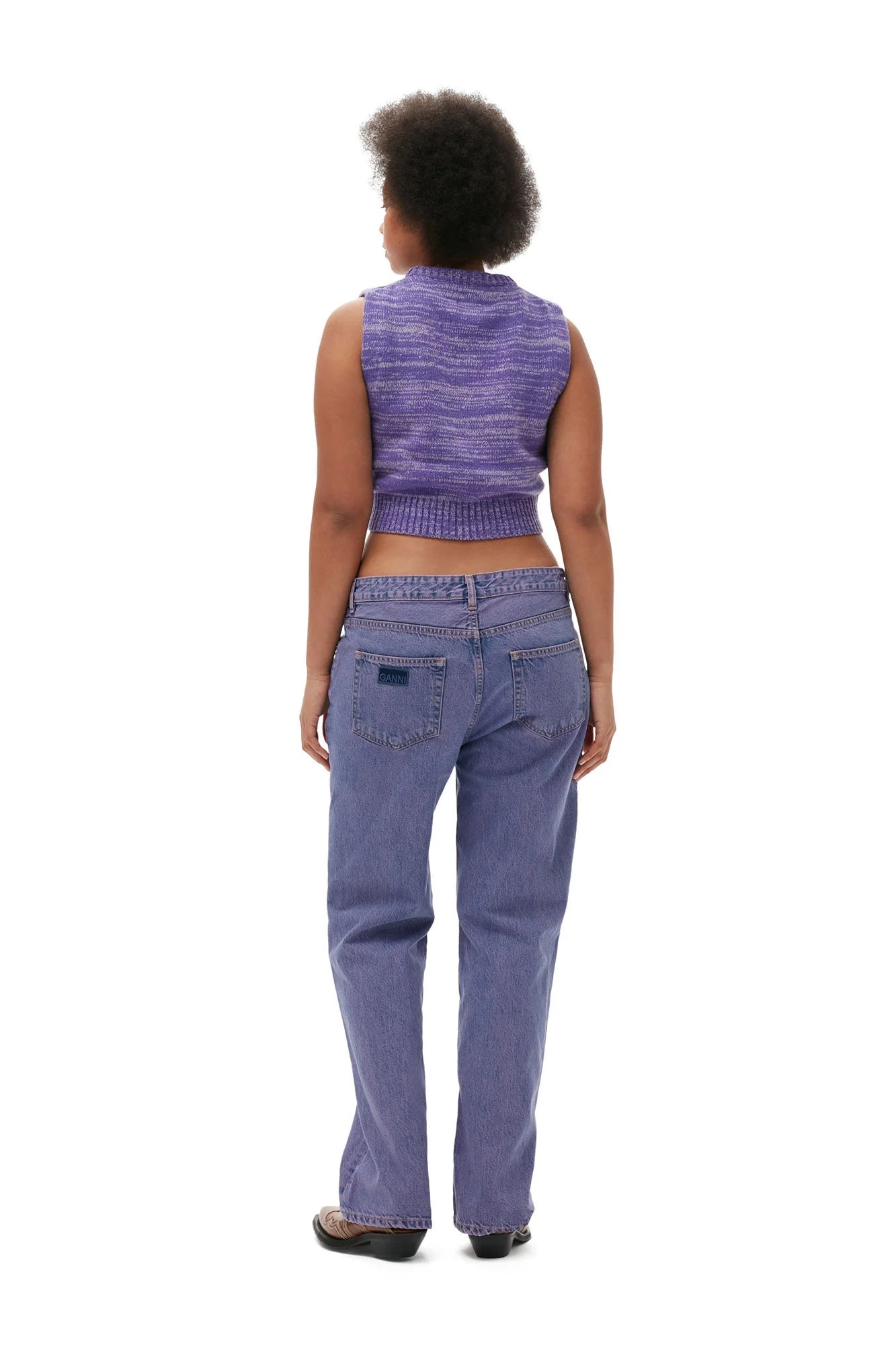 GRAPHIC CROPPED VEST