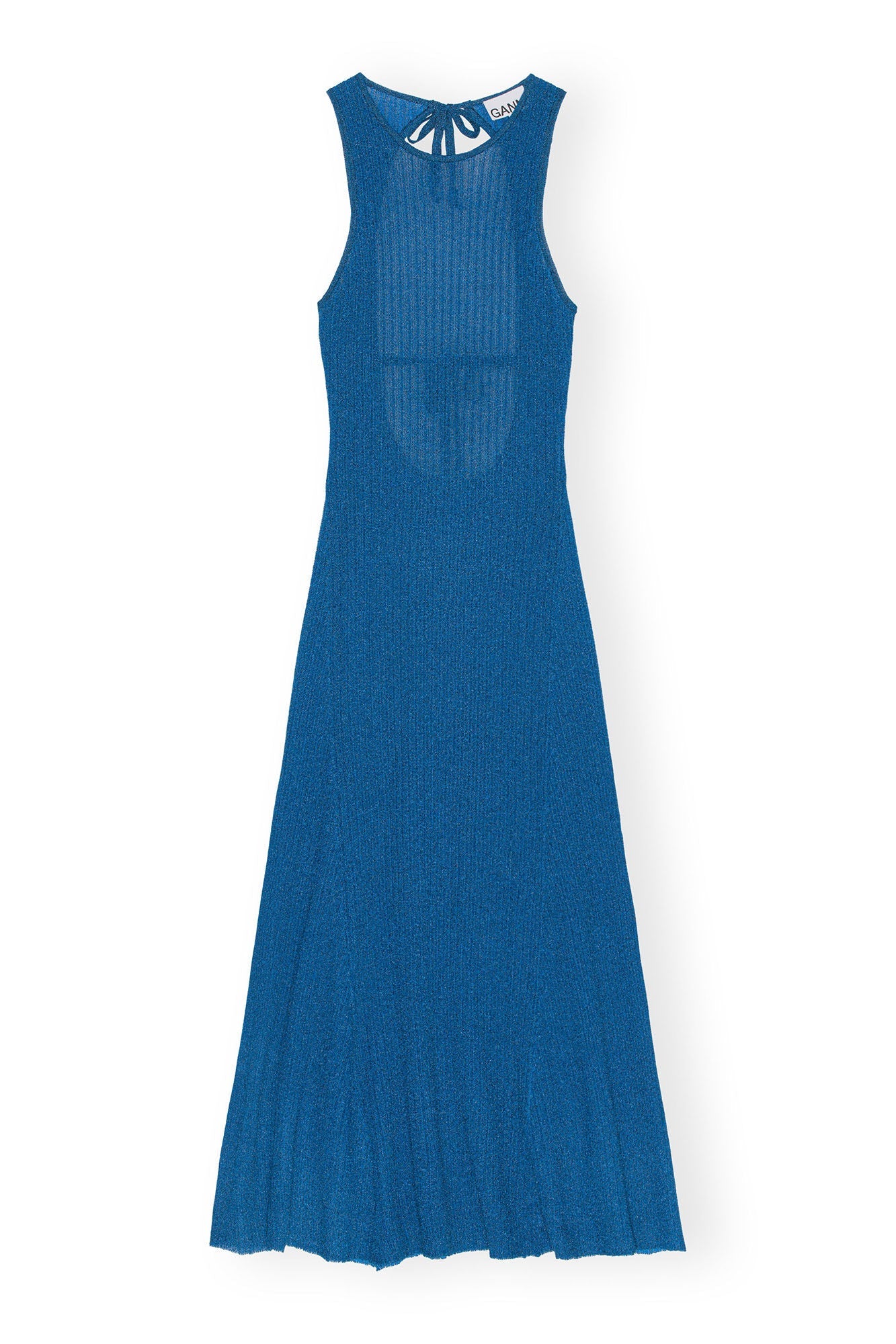 SPARKLE RIB OPEN BACK DRESS
