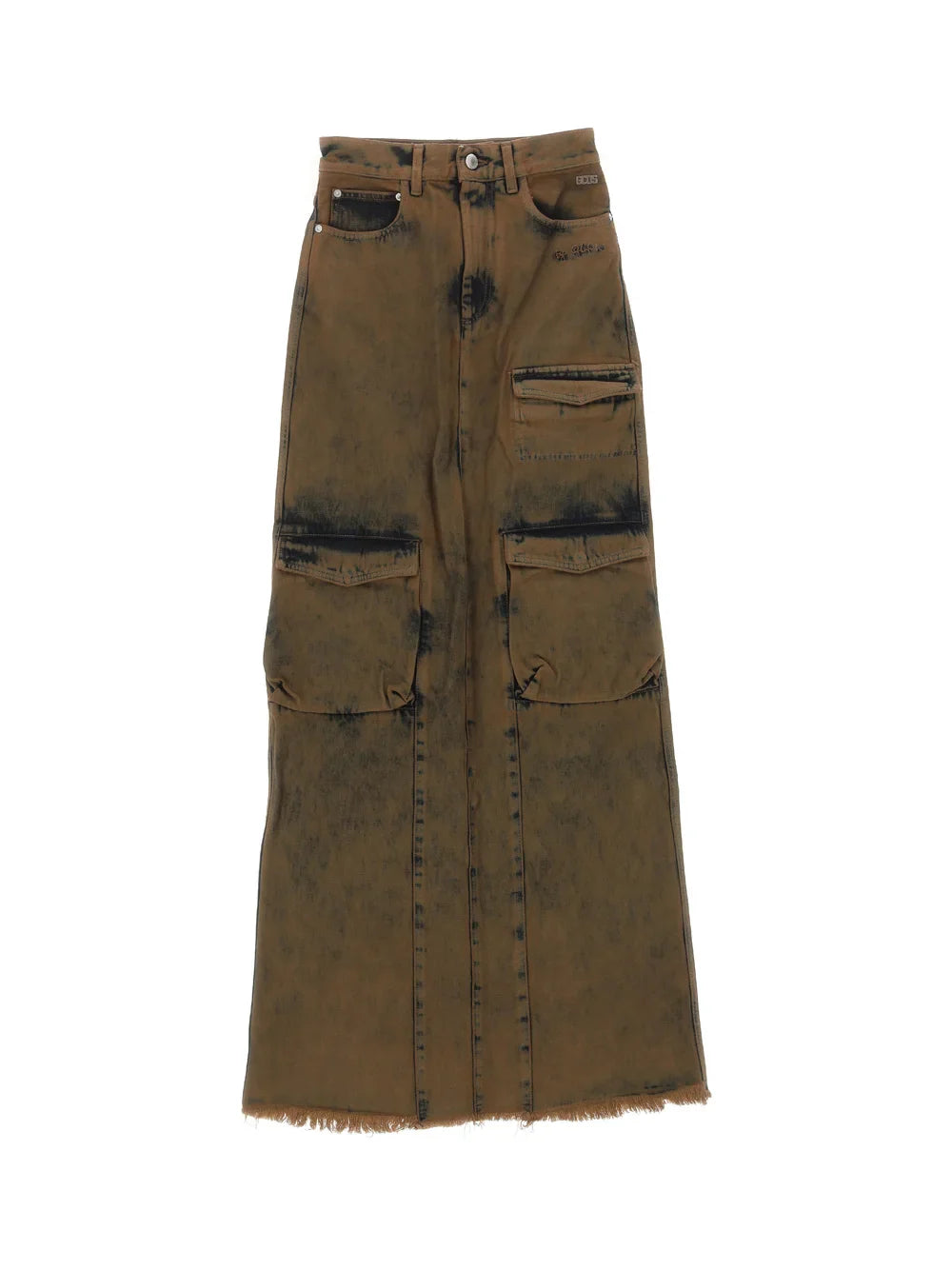 DENIM CARGO SKIRT