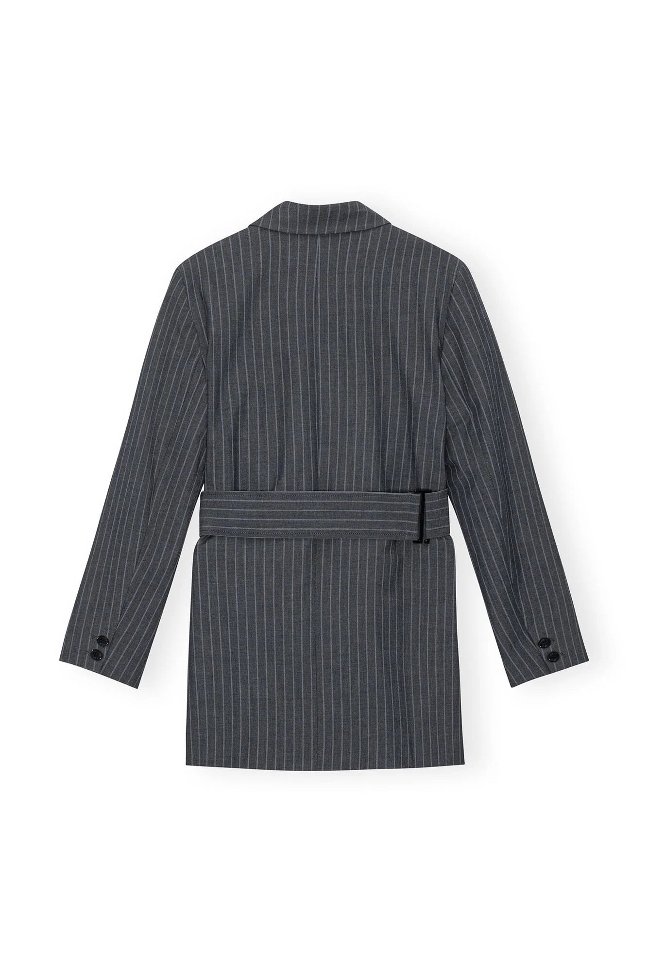 STRETCH STRIPE FITTED BLAZER