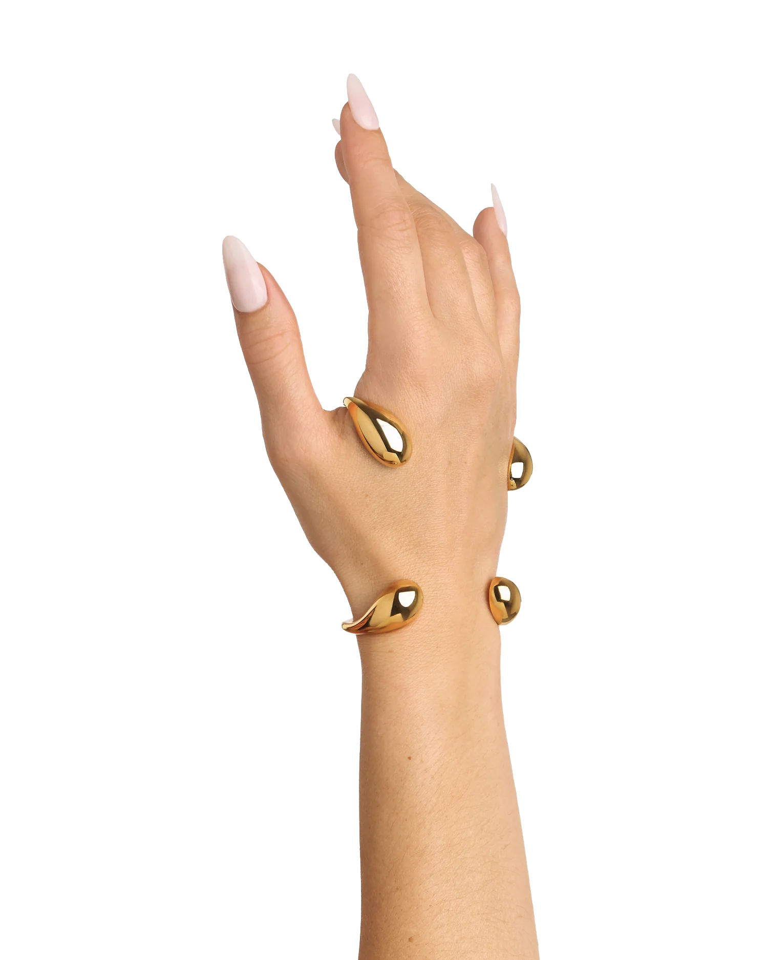 Serti Bracelet Set Gold