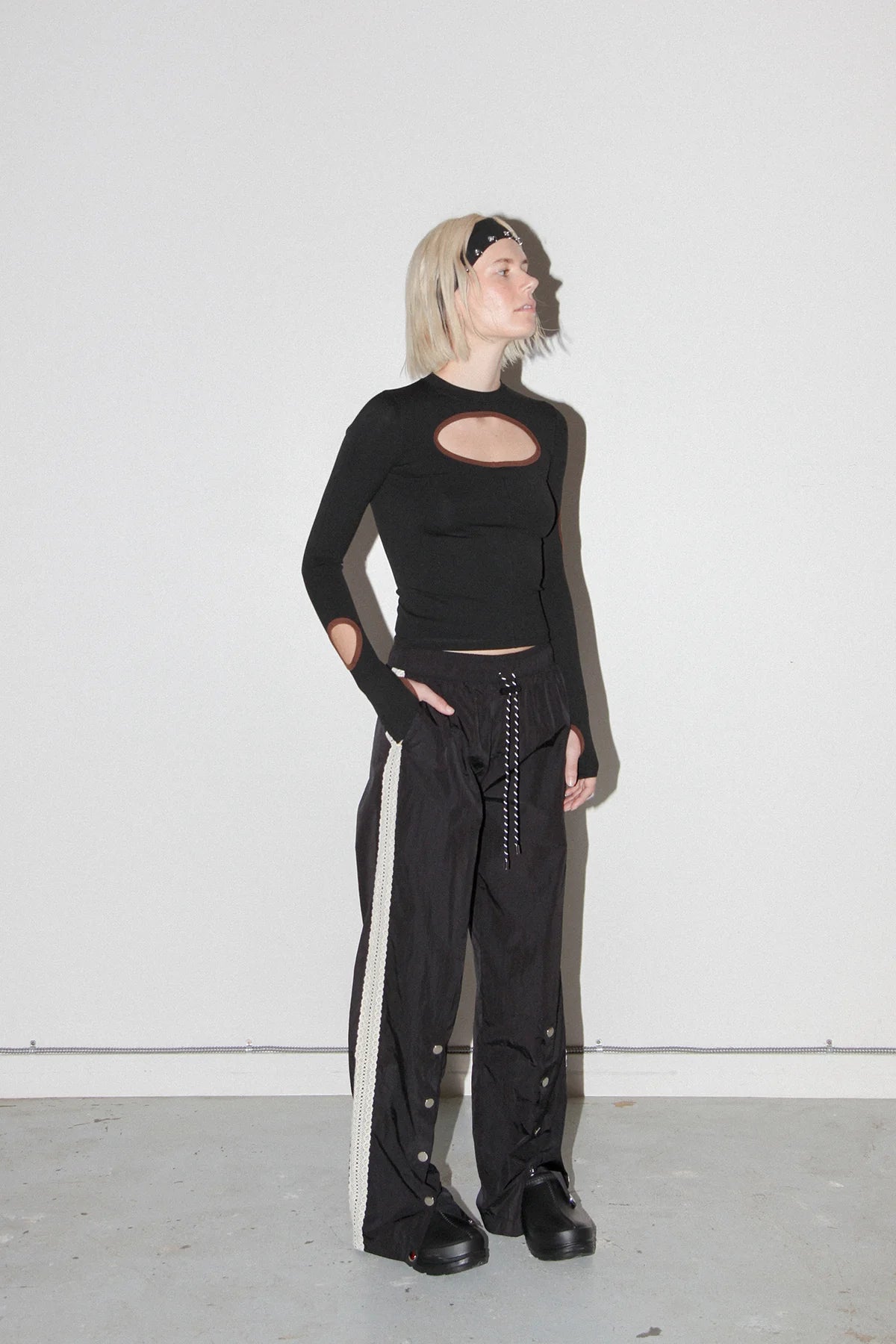 SPLIT TRACK PANT
