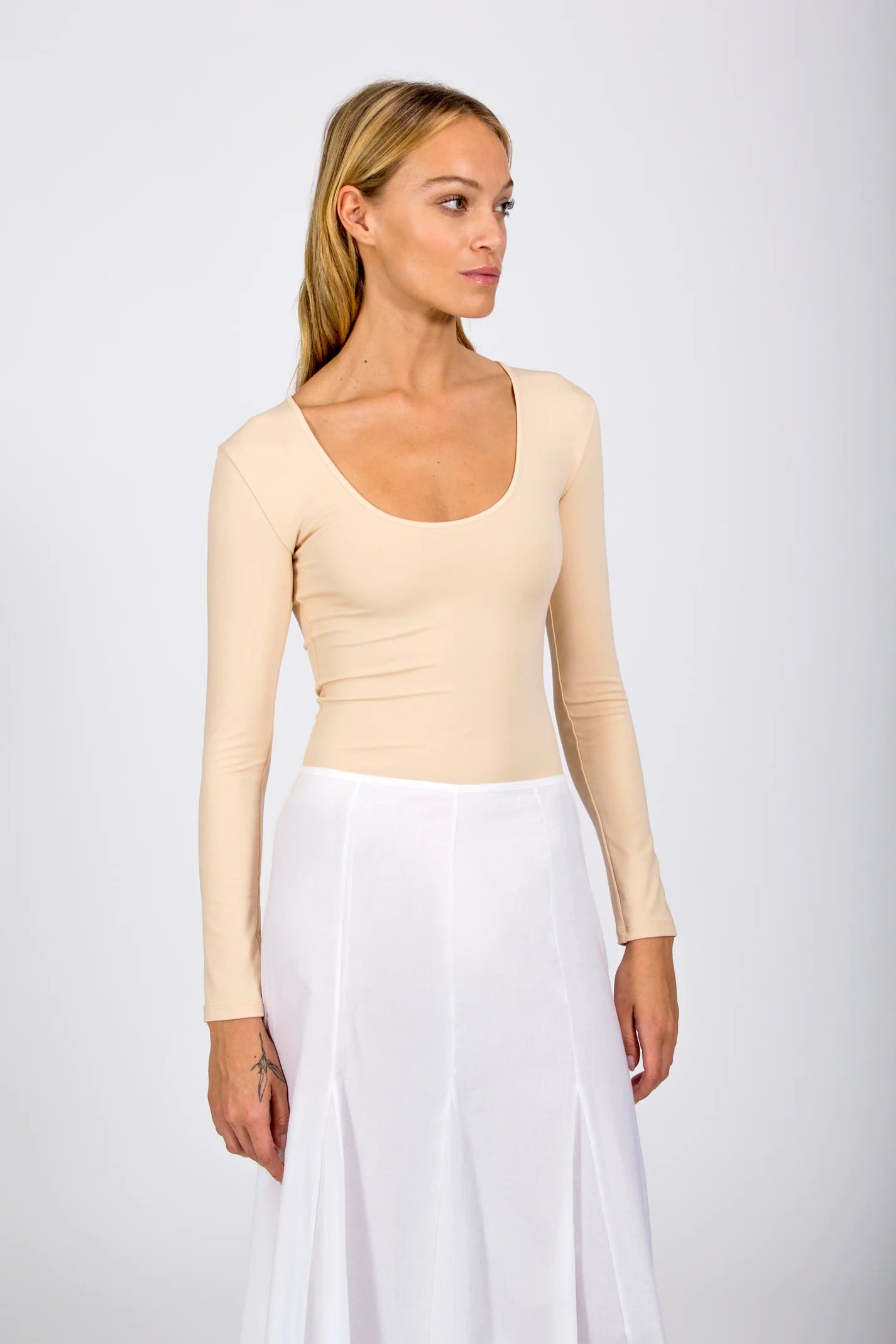 BAUSCH BODYSUIT - ALMOND