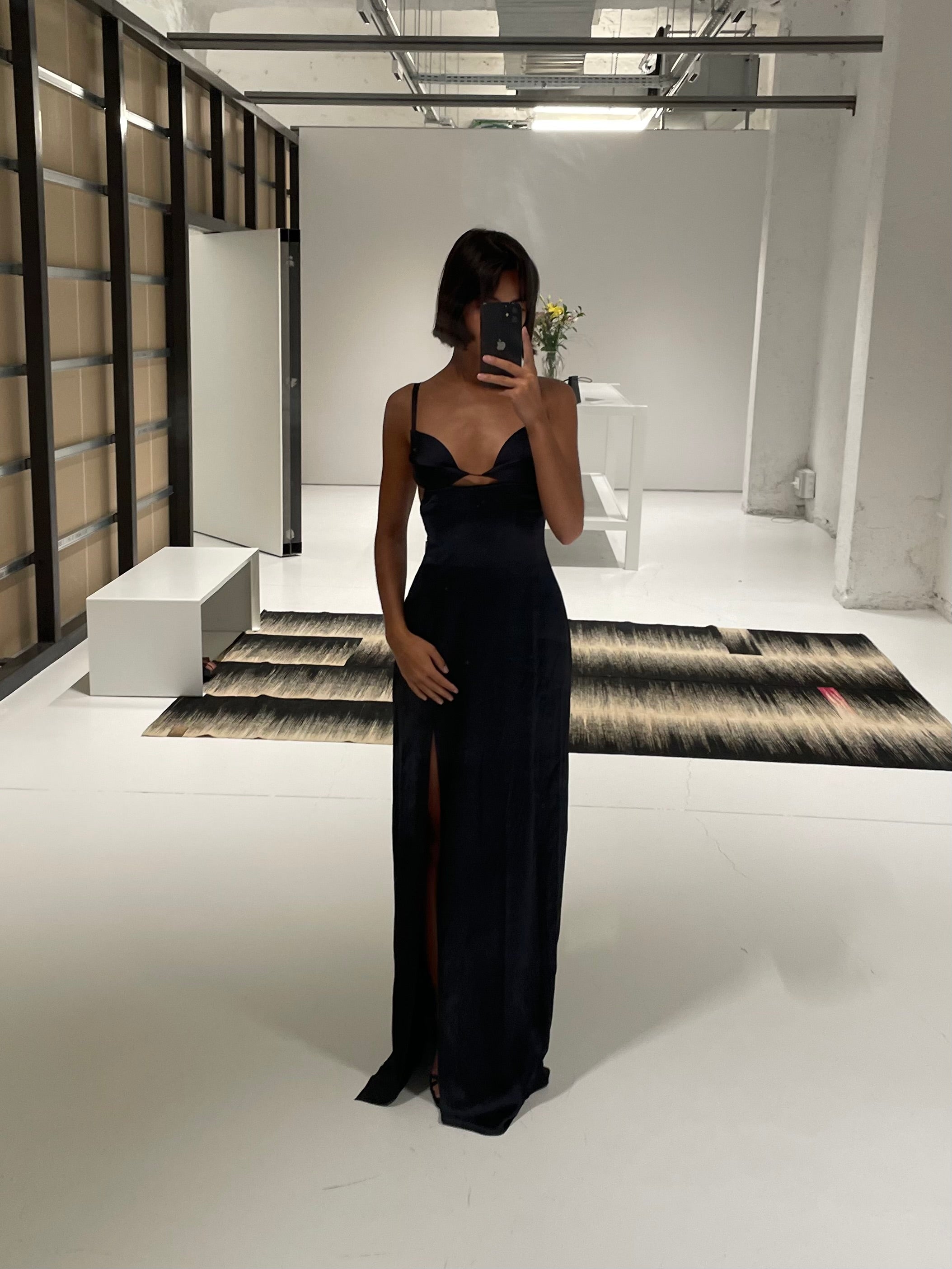 Double Petal Long Dress