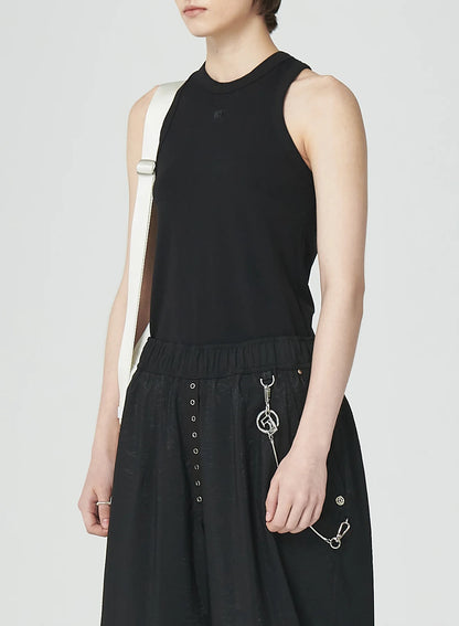 JERSEY SLEEVELESS TOP/BL