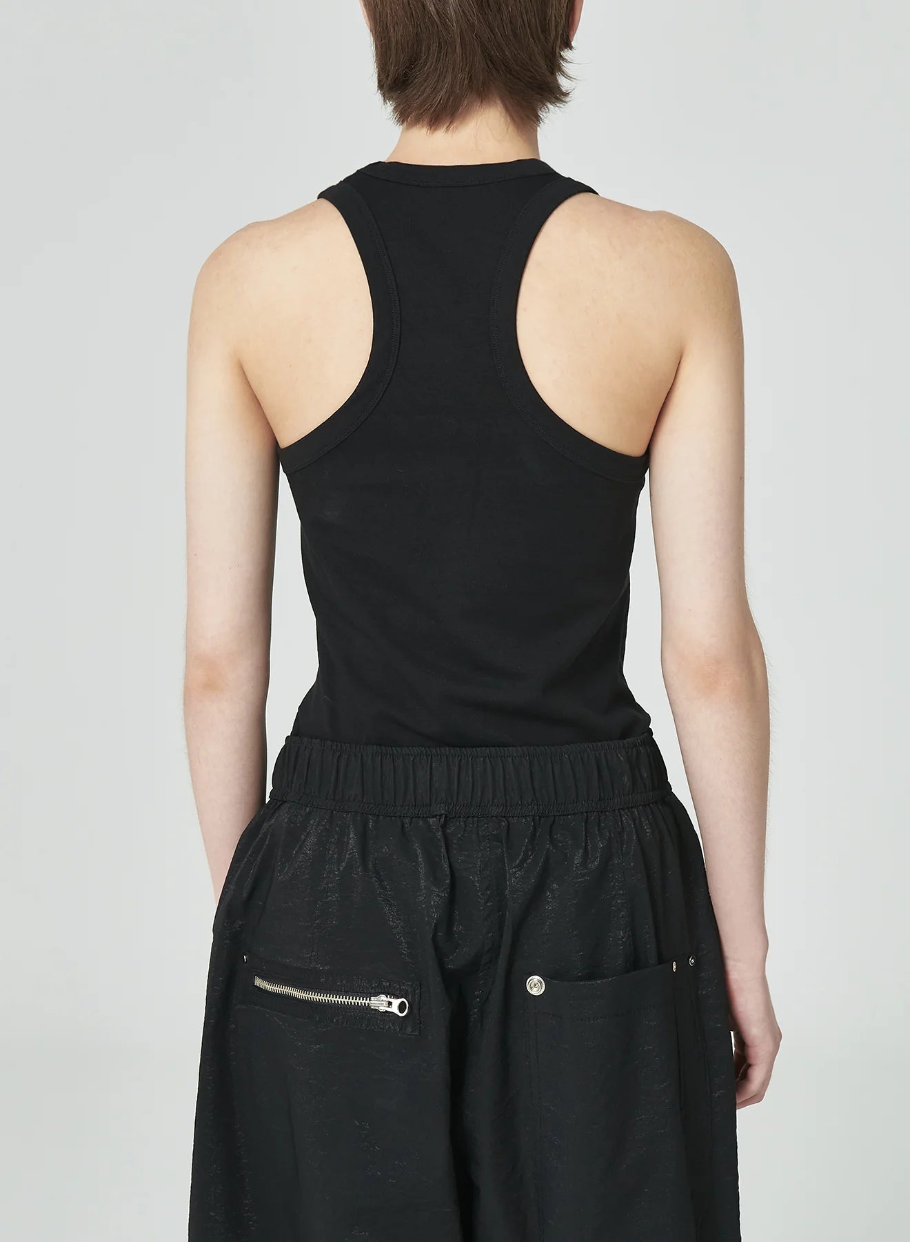 JERSEY SLEEVELESS TOP/BL