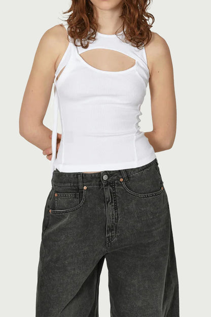 LAYERED CUT-OUT TANK TOP